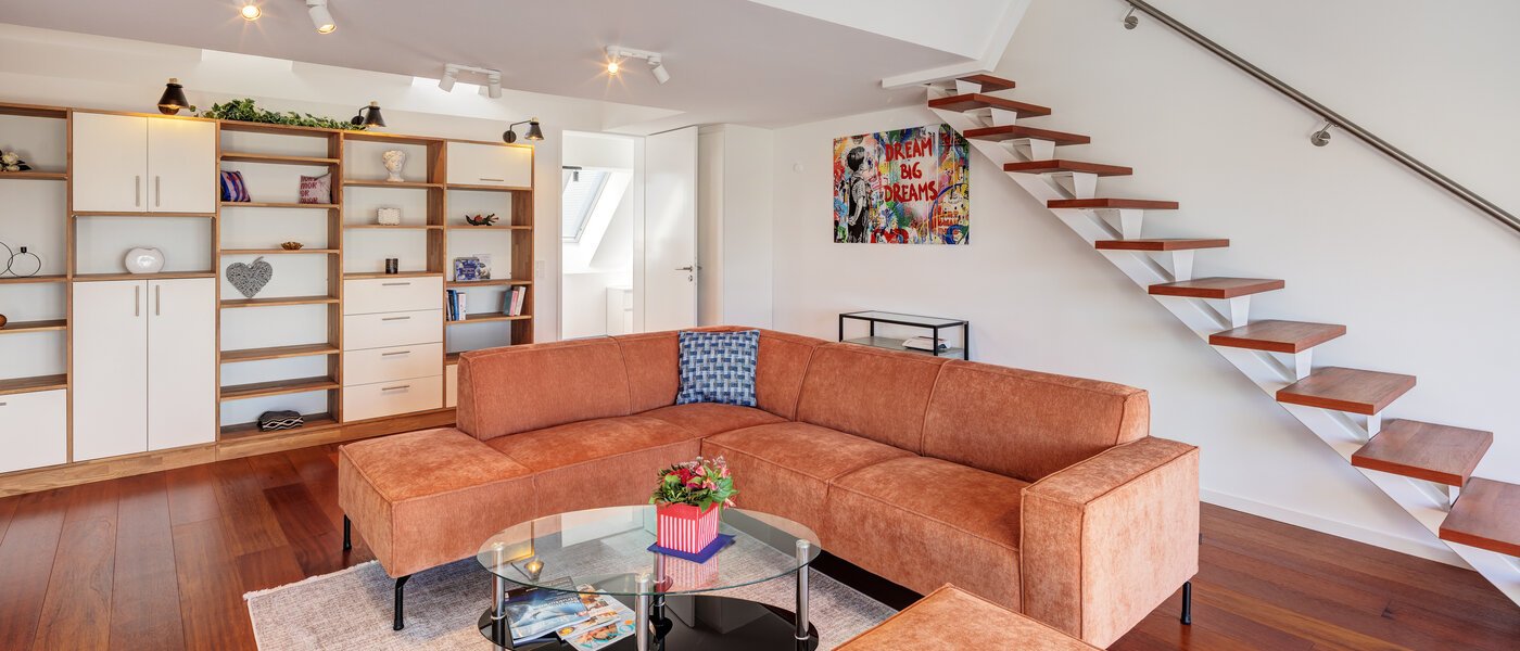 maisonette-gallery apartment München Maxvorstadt 05 living area 14785