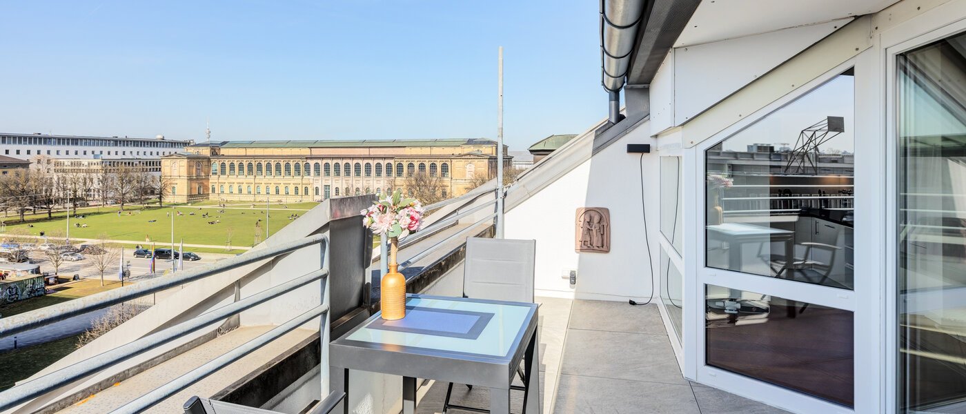maisonette-gallery apartment München Maxvorstadt 01 roof terrace 14785
