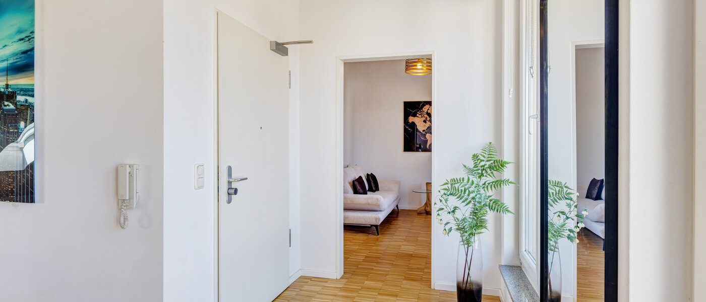 roof terrace apartment Aschheim 01 hall 14787