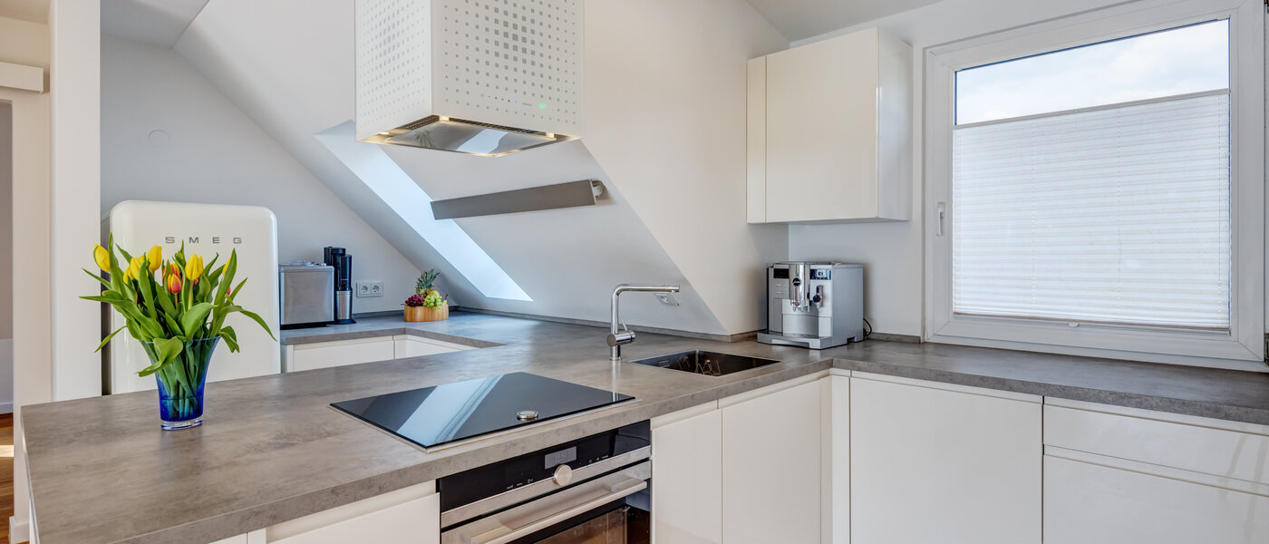 roof terrace apartment München Moosach 02 kitchen 14797