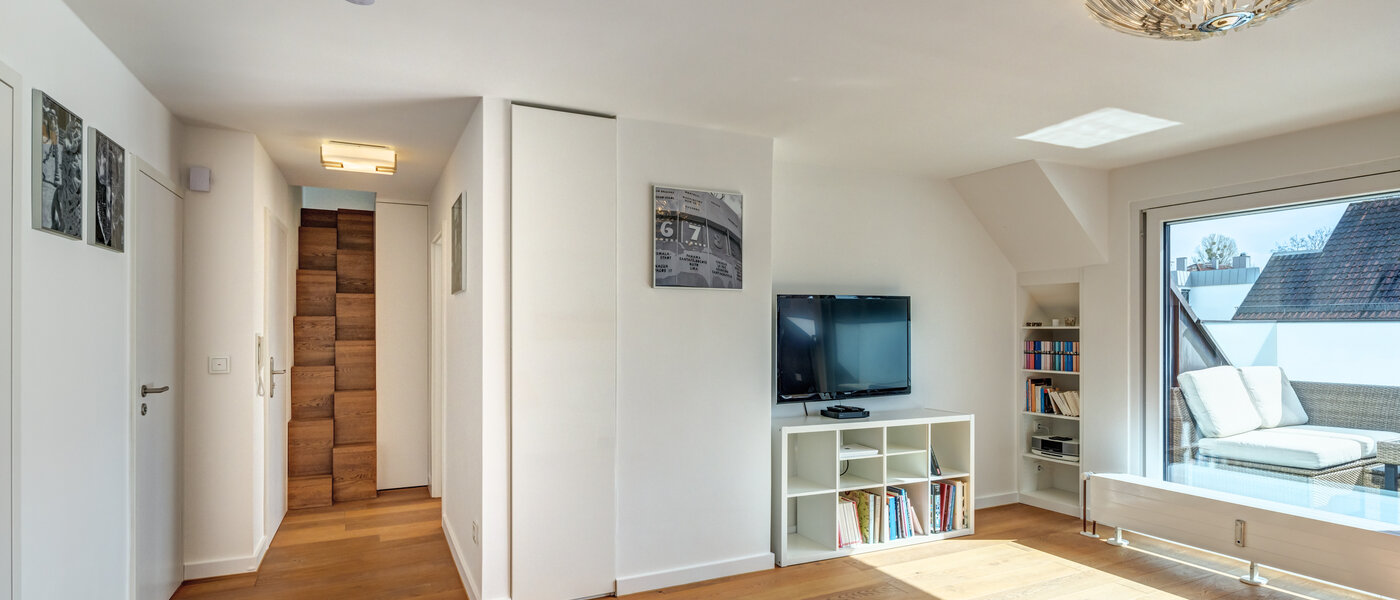 roof terrace apartment München Moosach 04 living area 14797