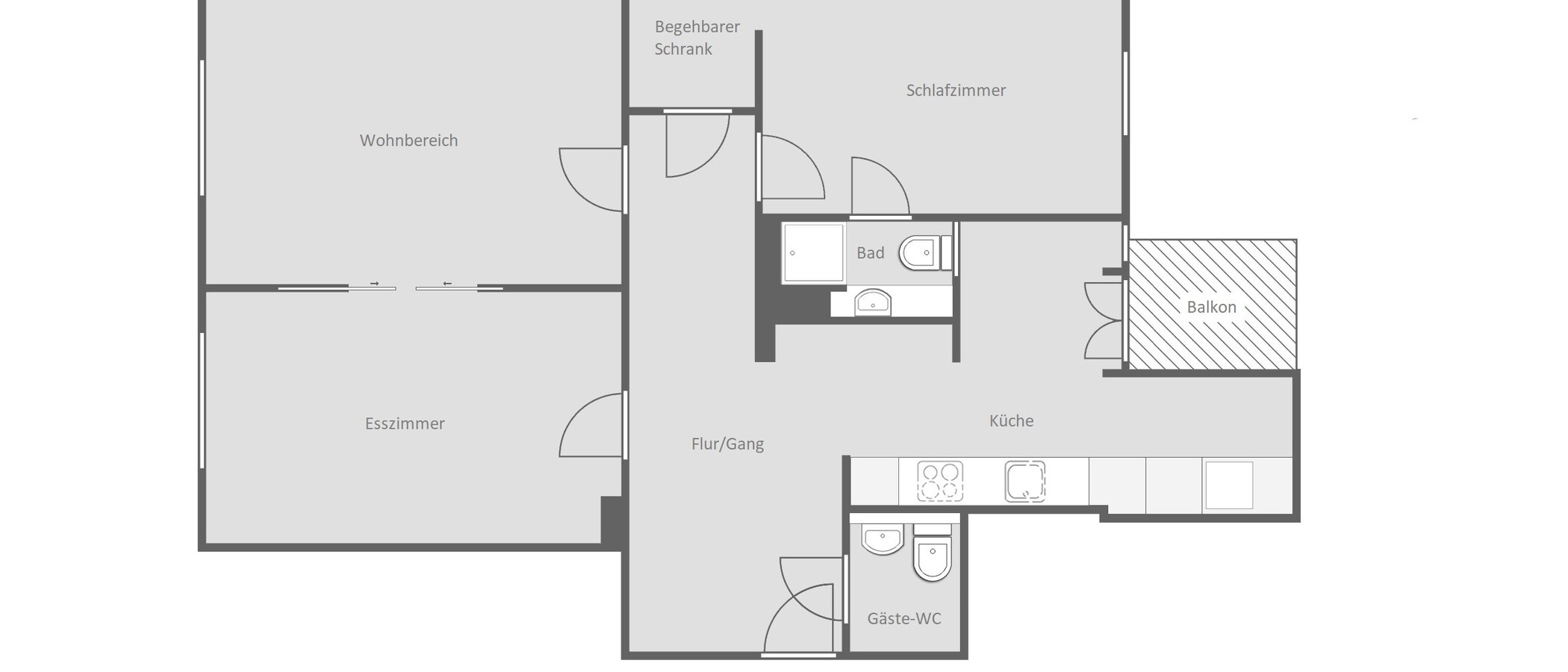 apartment München Altbogenhausen 01 floor plan 14814