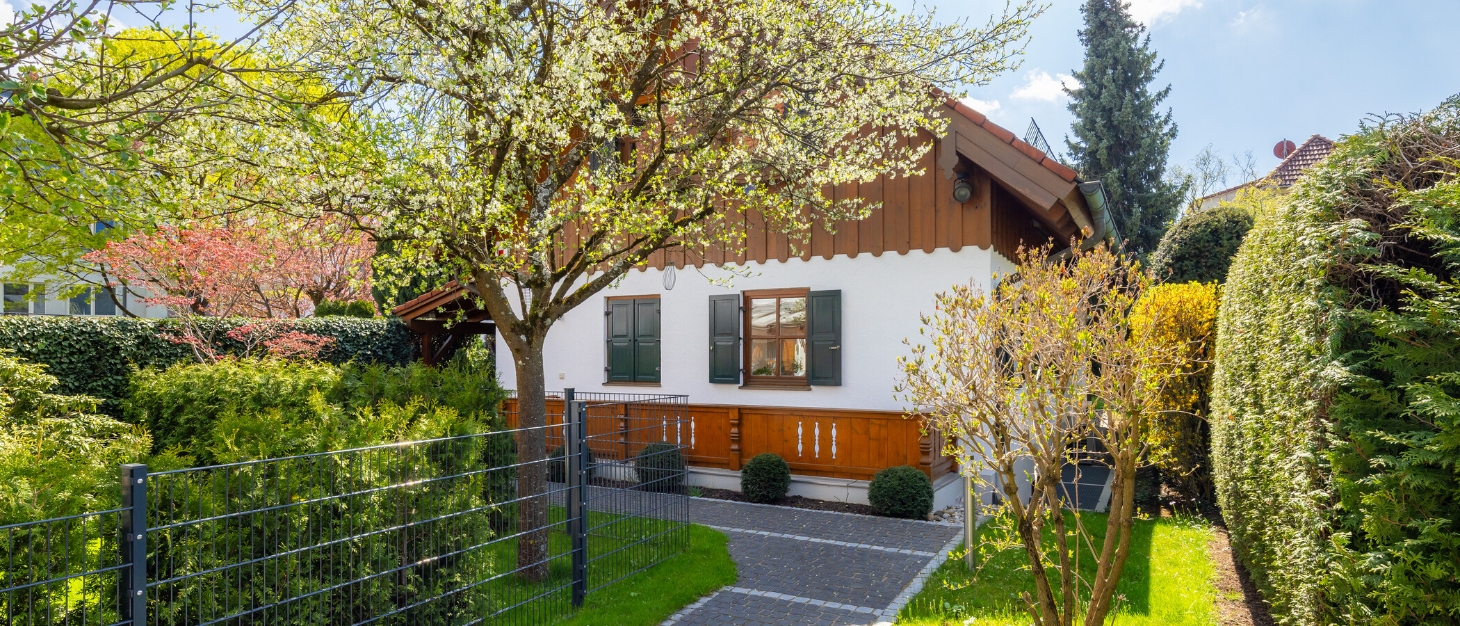 detached house München Obersendling 03 access way 14826