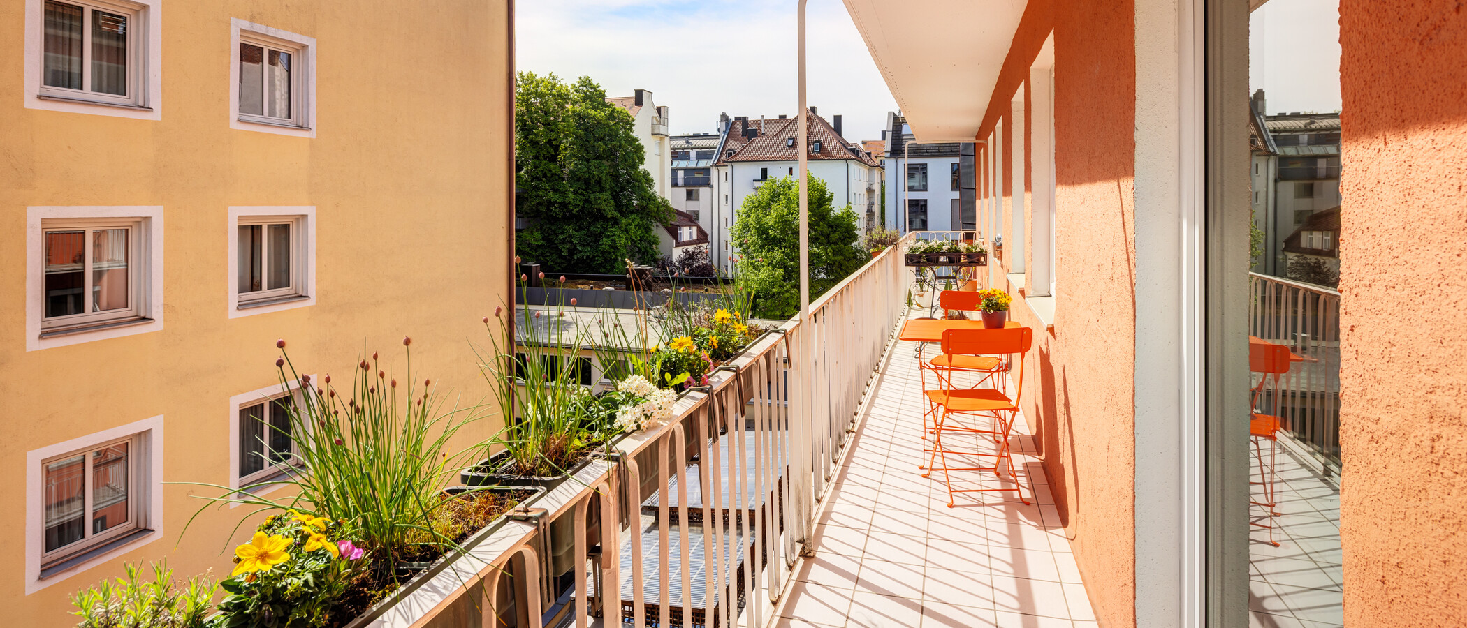 apartment München Schwabing (links der Leopoldstraße) 02 balcony 14839