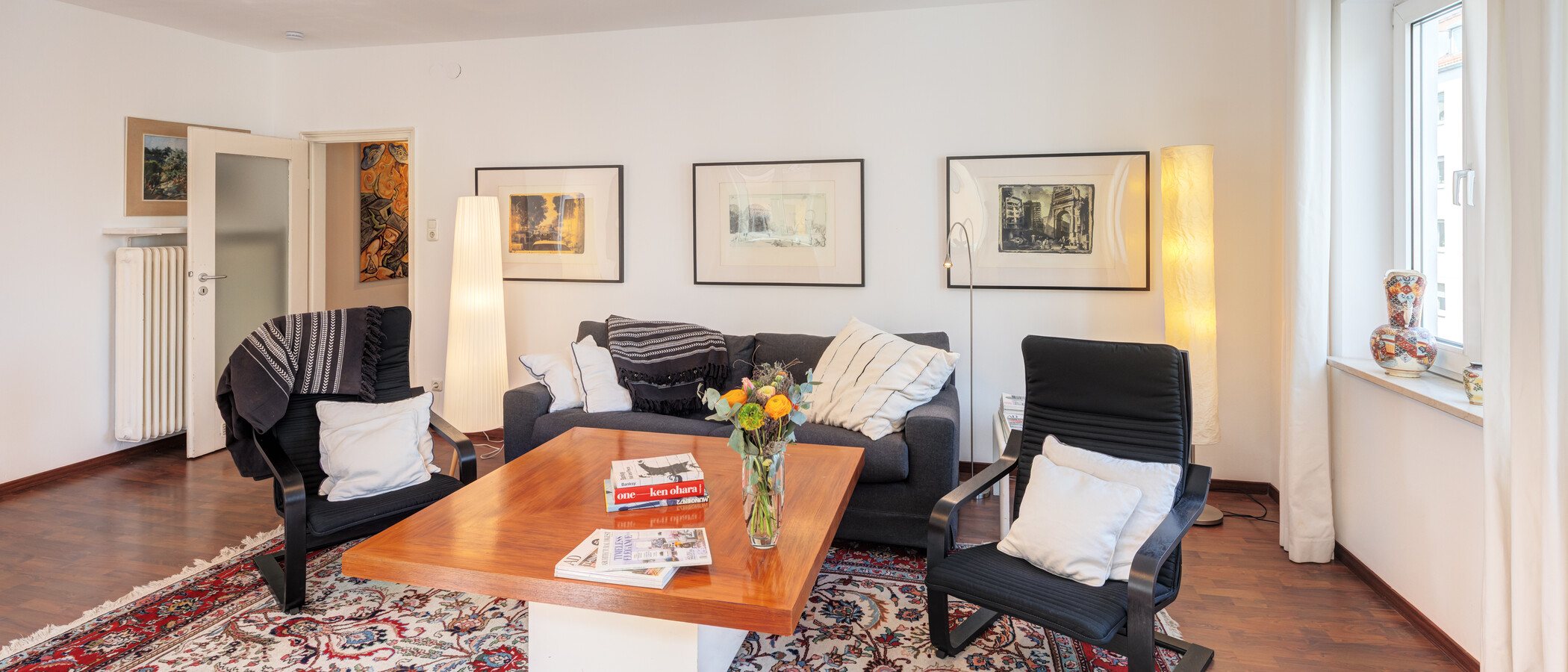 apartment München Schwabing (links der Leopoldstraße) 01 living room 14839