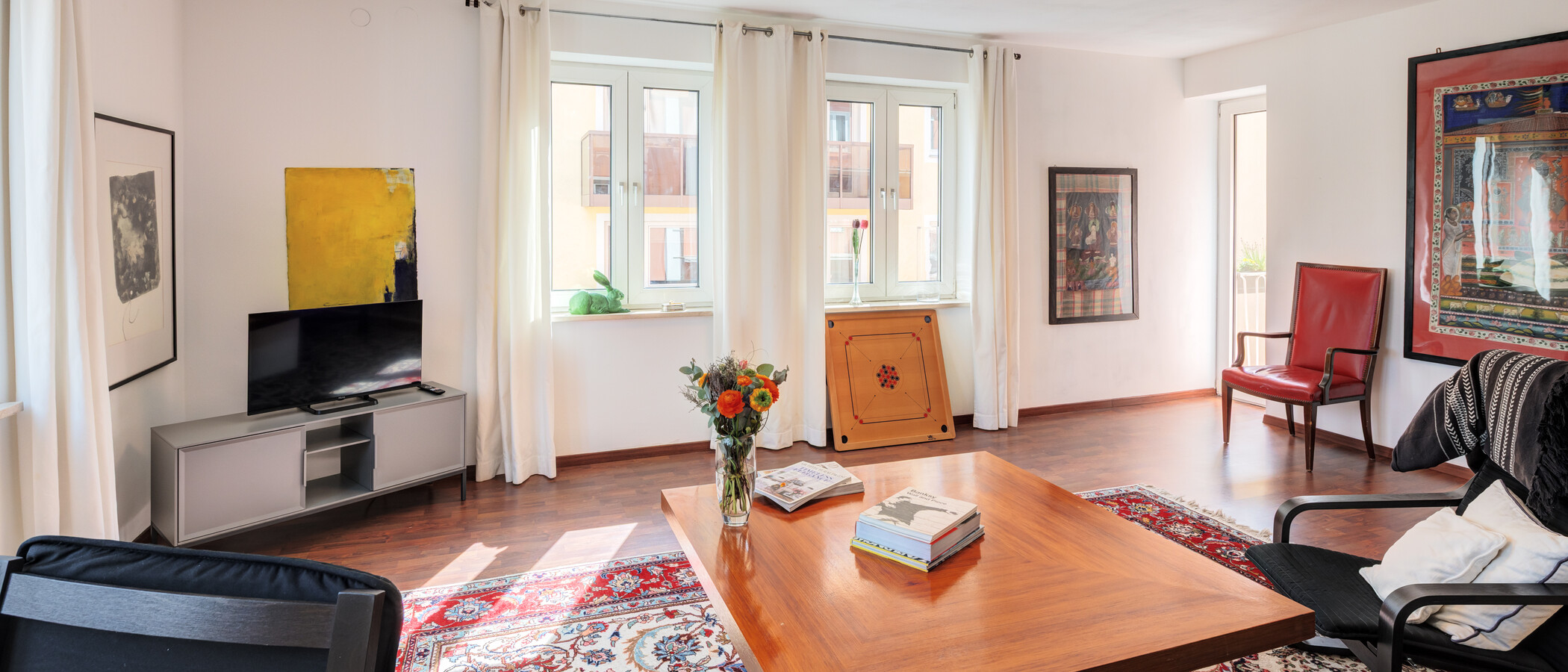 apartment München Schwabing (links der Leopoldstraße) 03 living room 14839