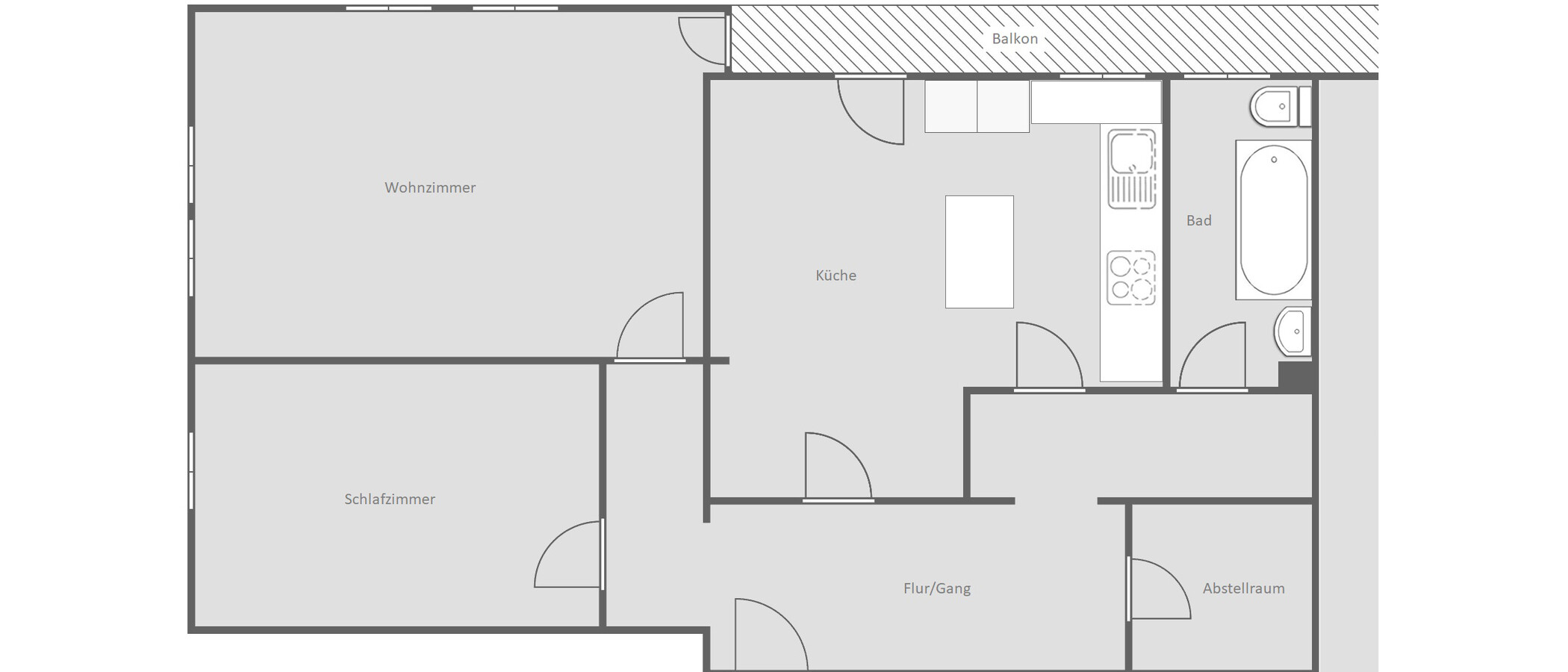 apartment München Schwabing (links der Leopoldstraße) 01 floor plan 14839
