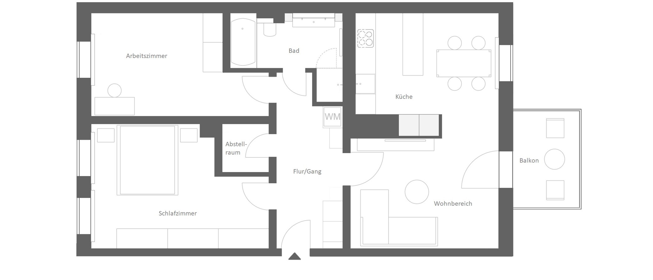 apartment München Au-Haidhausen 01 floor plan 14842
