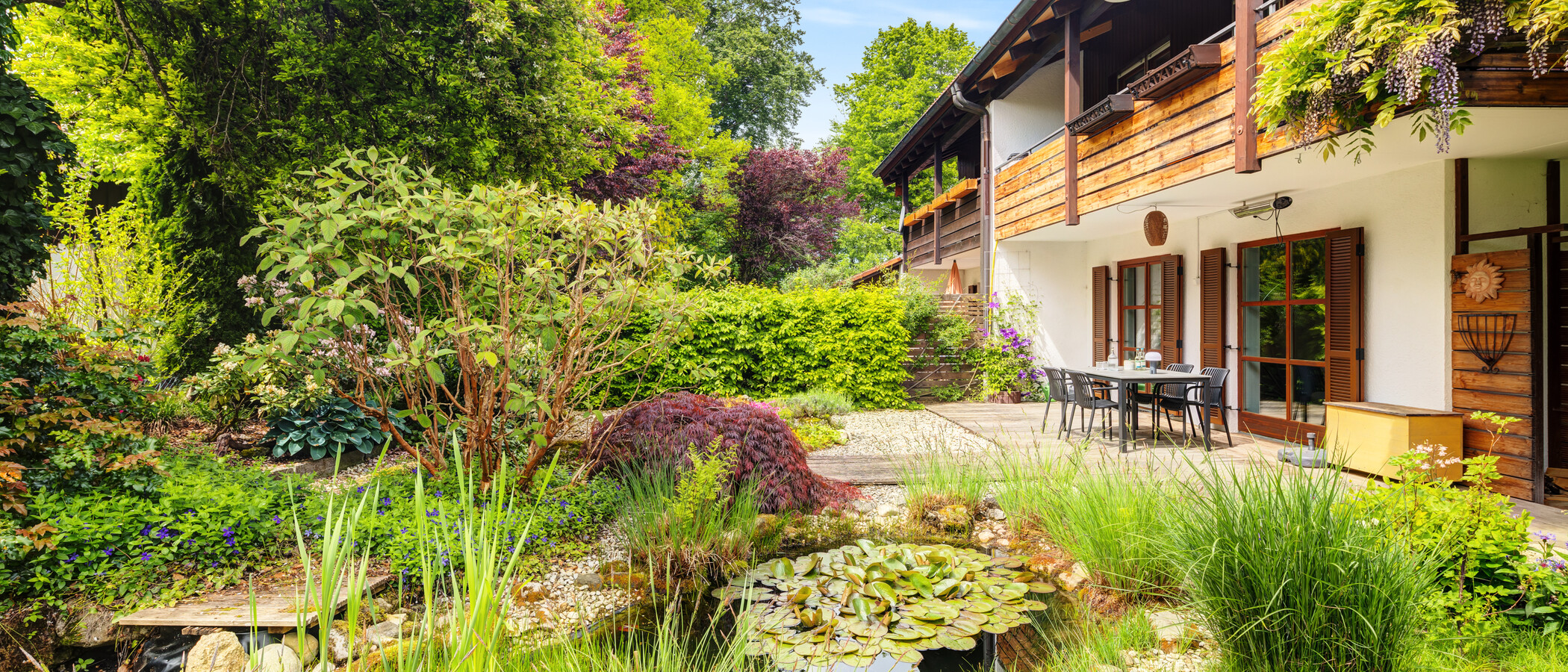 semi-detached house Weyarn 02 garden 14850