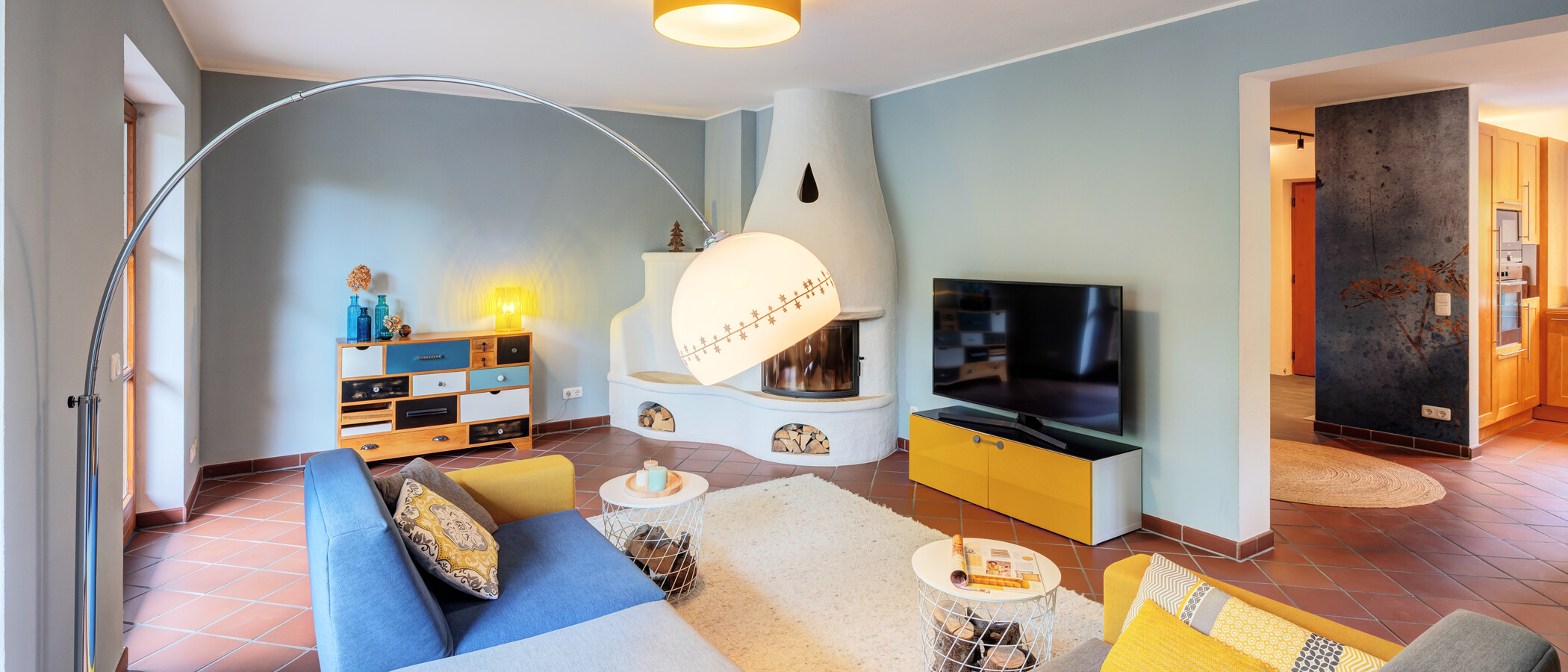 semi-detached house Weyarn 01 living room 14850