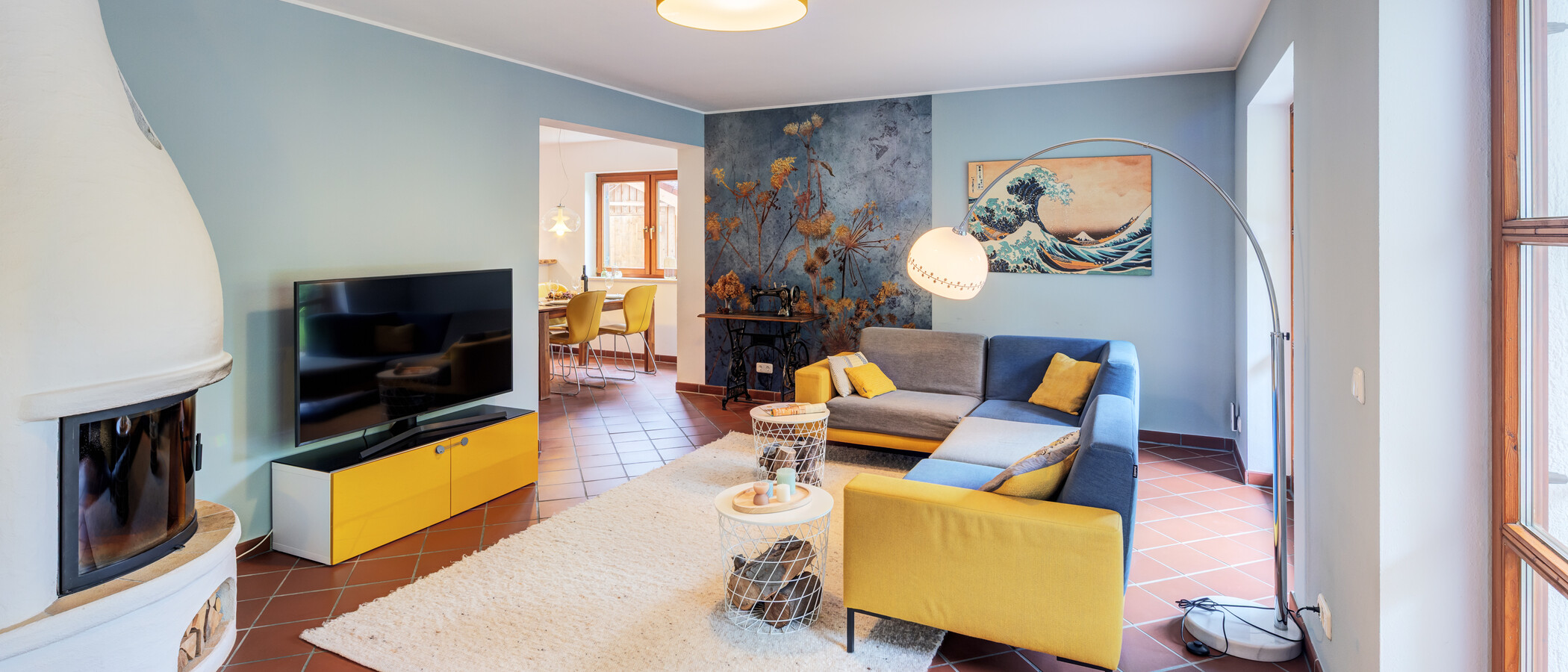 semi-detached house Weyarn 02 living room 14850