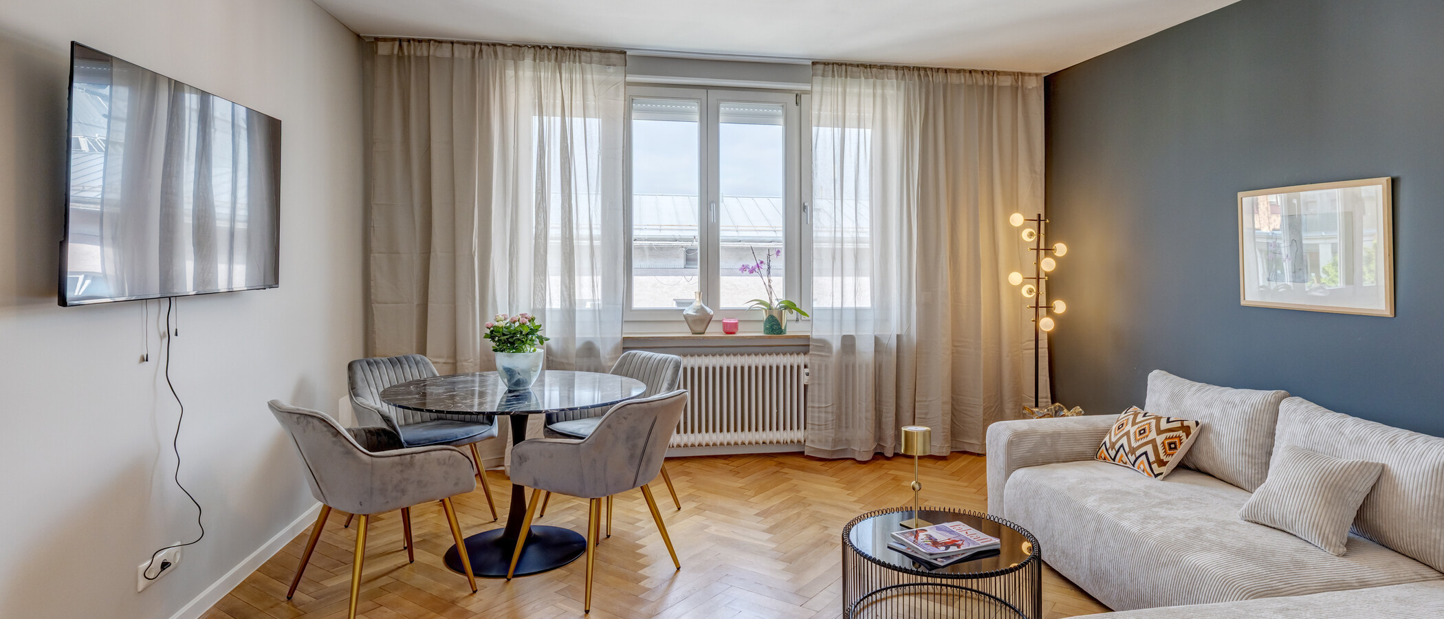 apartment München Maxvorstadt - Universitätsviertel 02 living room 14853