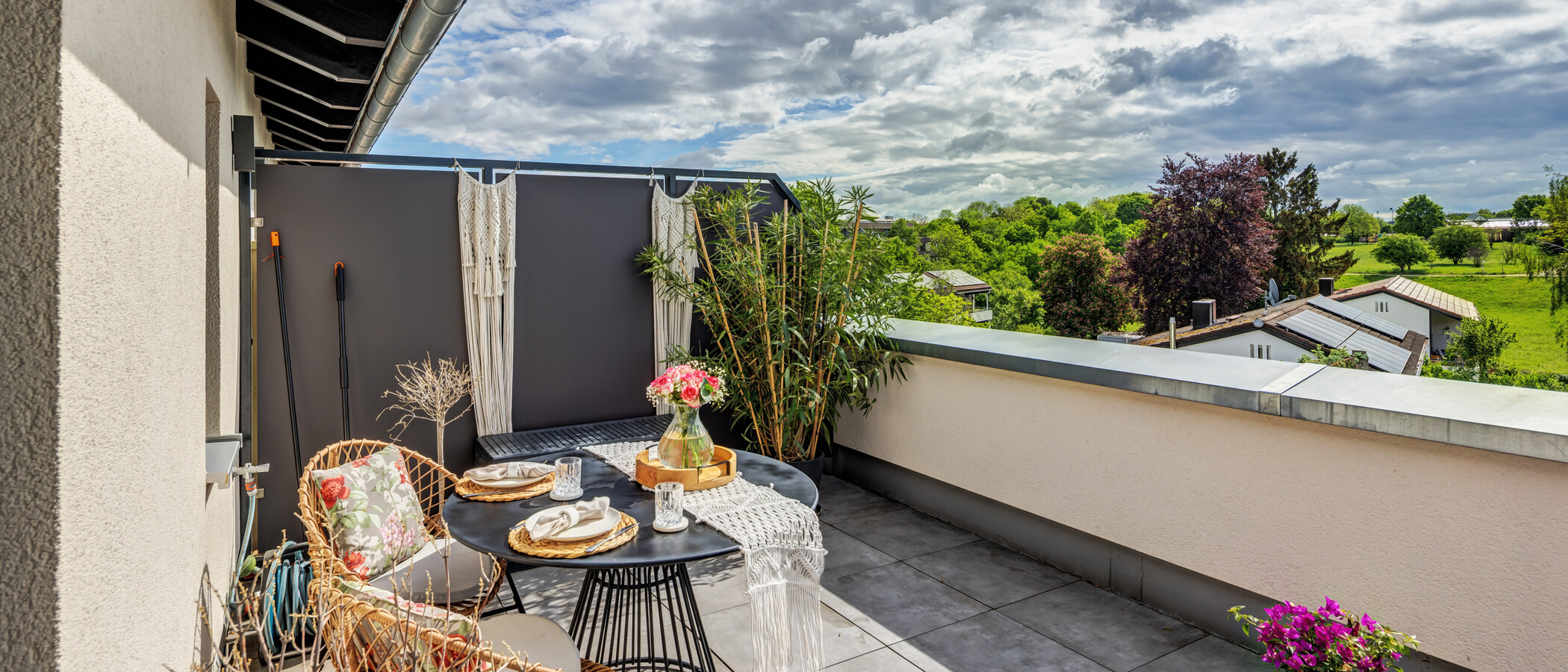 roof terrace apartment Planegg 02 roof terrace 14854