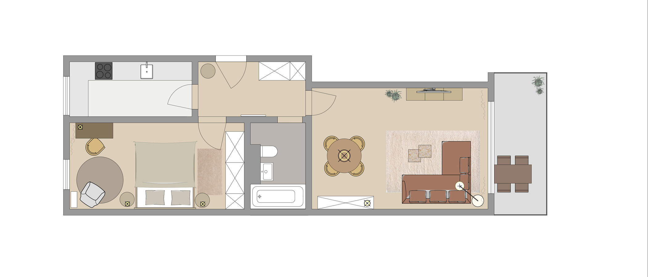 apartment München Glockenbachviertel 01 floor plan 14855
