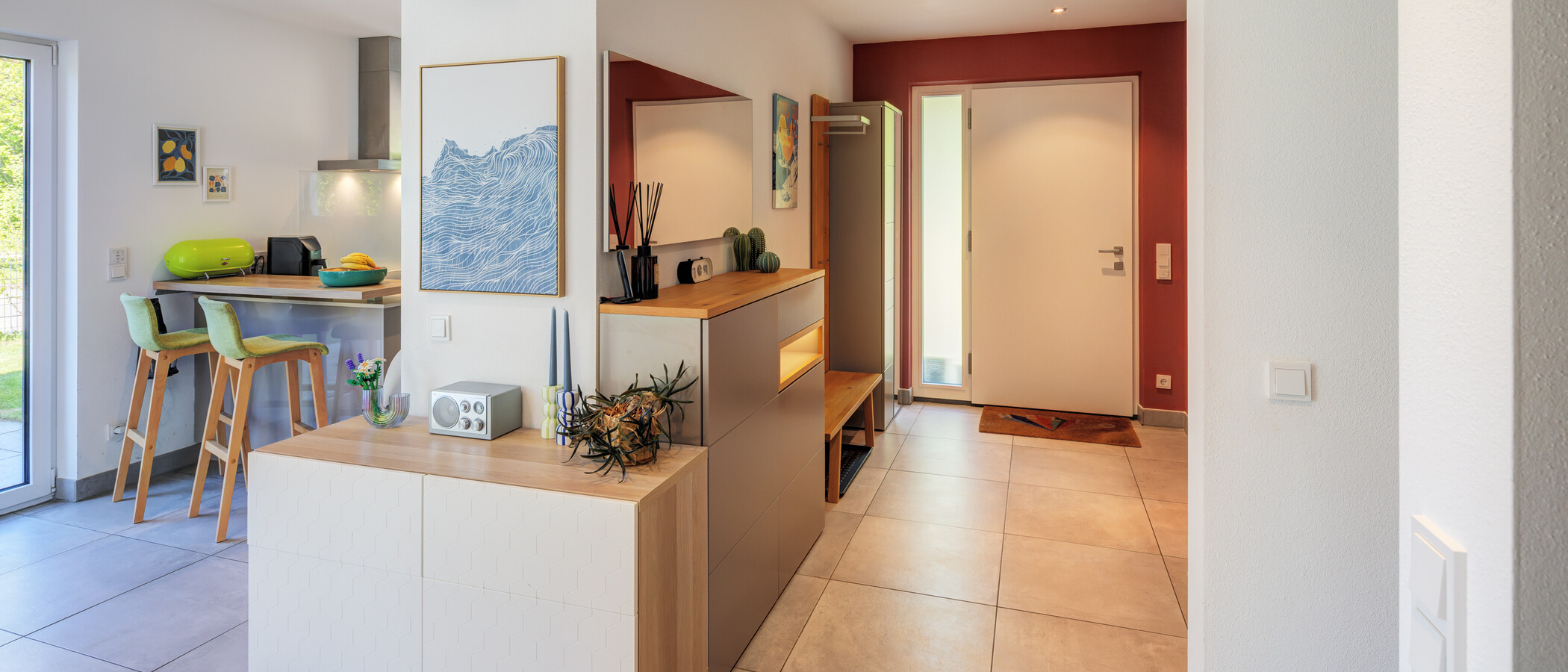 semi-detached house Sauerlach 01 hall 14871