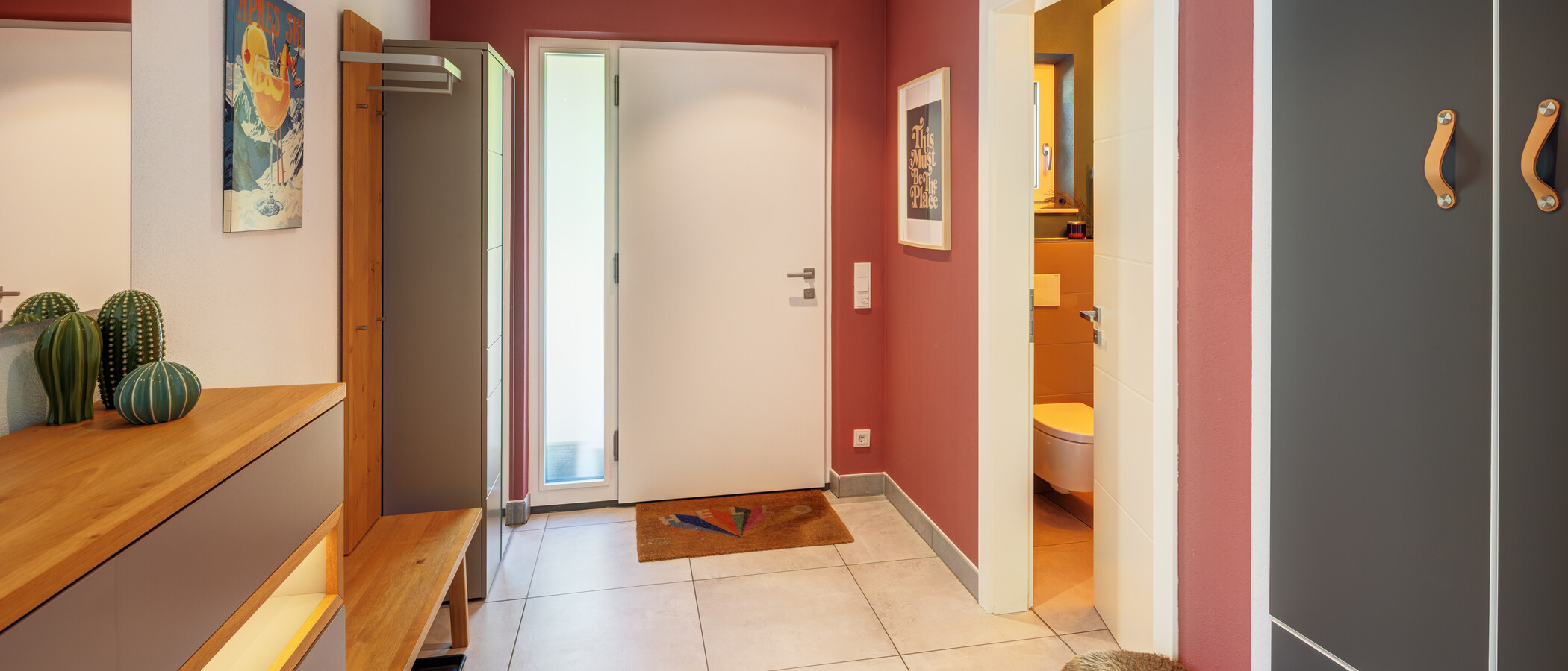 semi-detached house Sauerlach 02 hall 14871