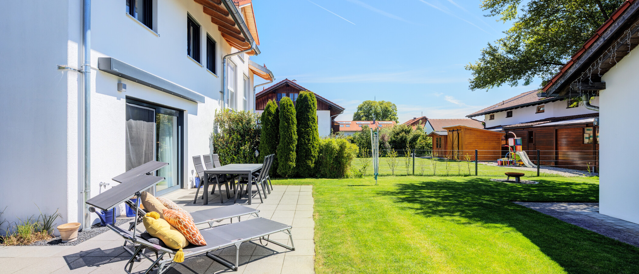 semi-detached house Sauerlach 02 garden 14871