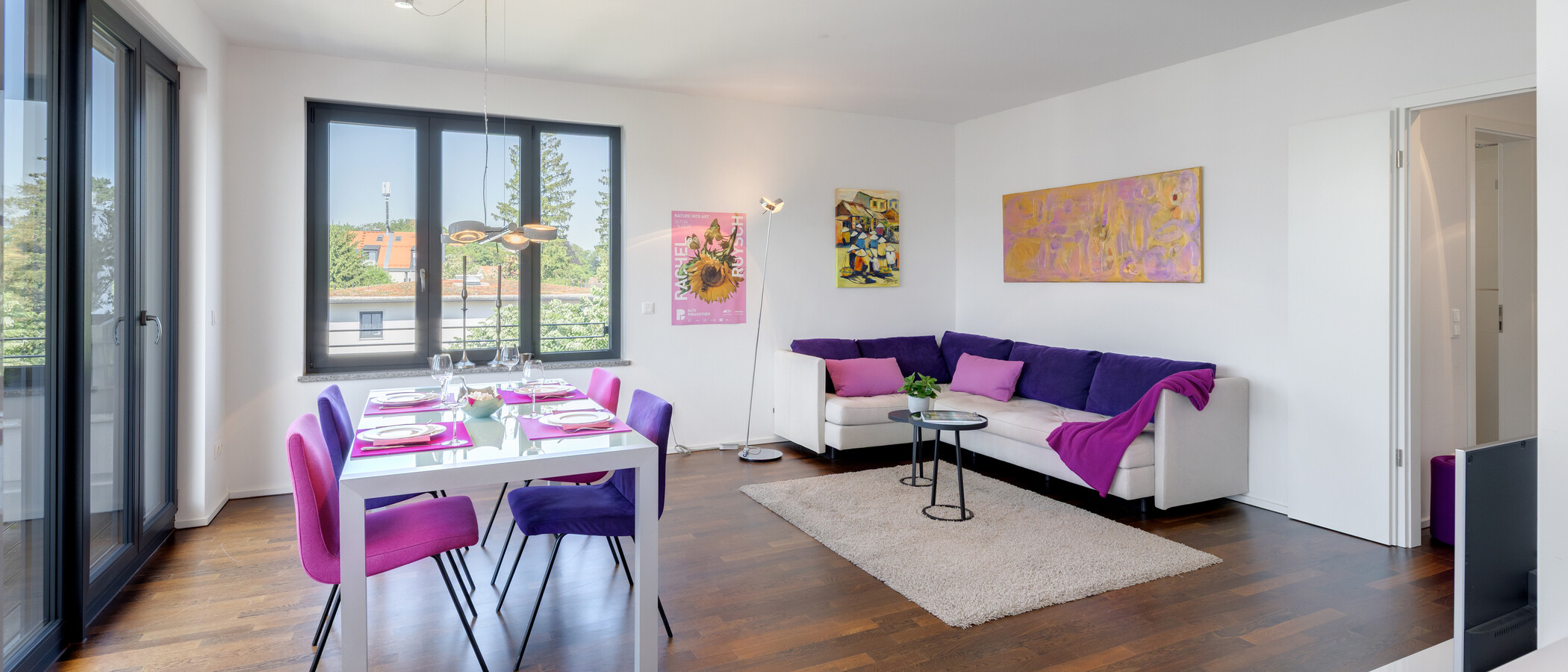roof terrace apartment München Altbogenhausen 02 living area 14872