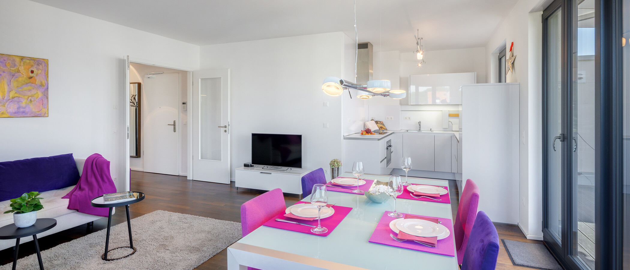 roof terrace apartment München Altbogenhausen 03 living area 14872