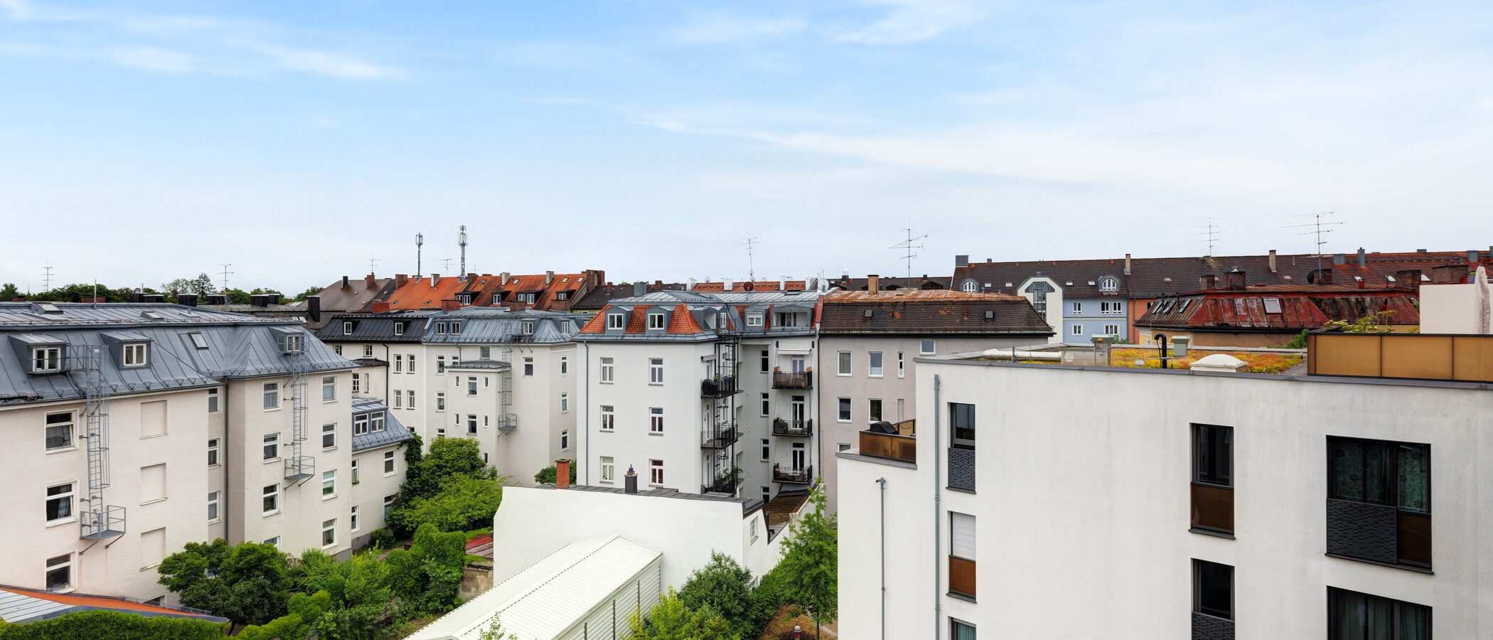 roof terrace apartment München Sendling 01 view 14873