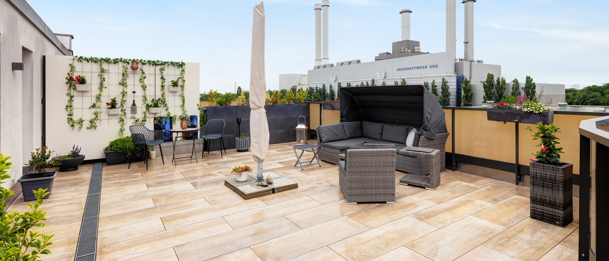 roof terrace apartment München Sendling 02 roof terrace 14873