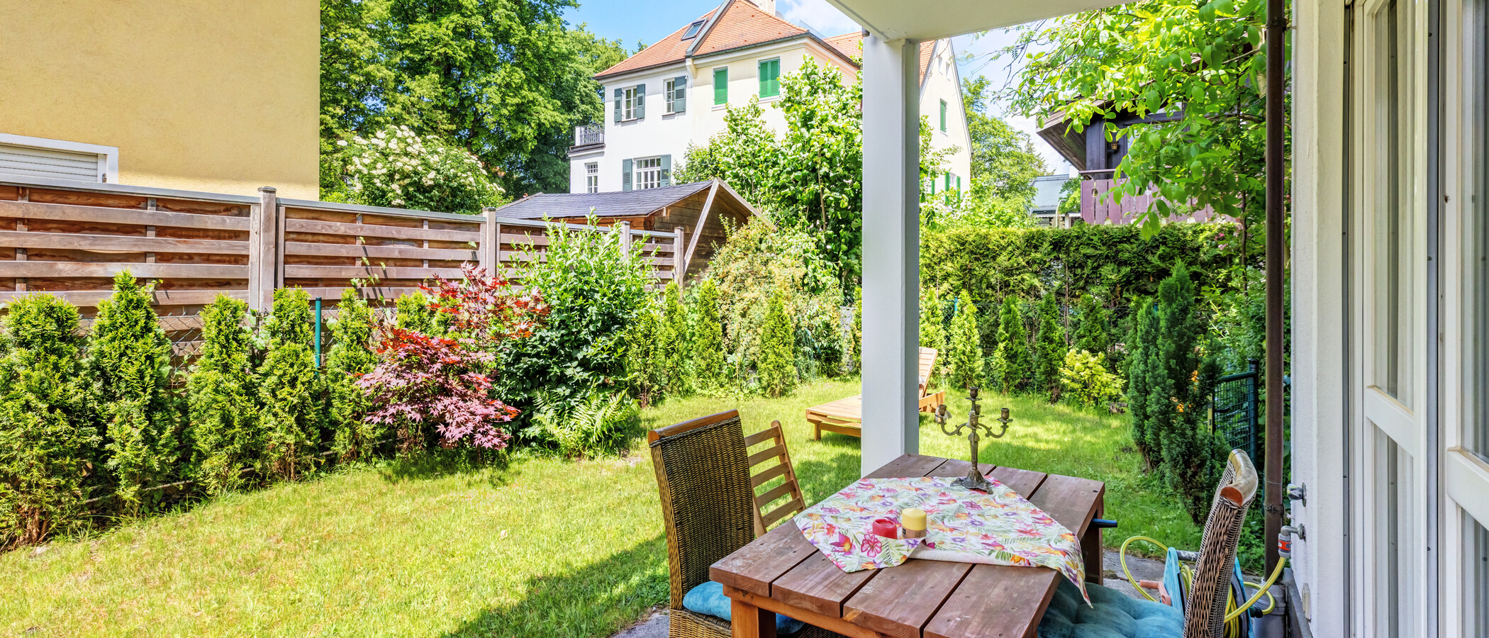 apartment with garden 	 München Pasing 01 1. terrace 14874