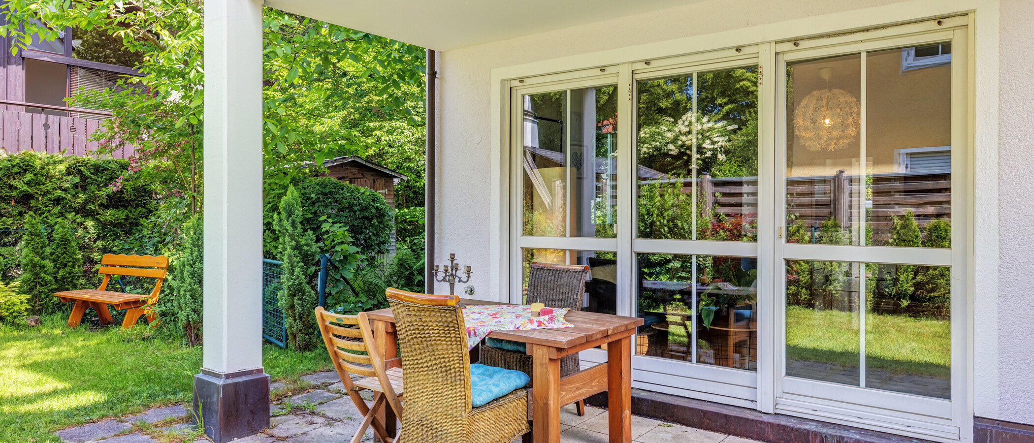 apartment with garden 	 München Pasing 03 1. terrace 14874