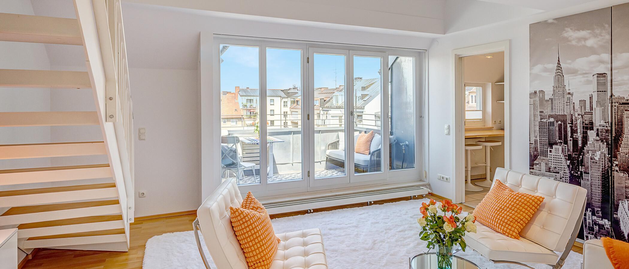gallery apartment  München Maxvorstadt 01 living area 14890