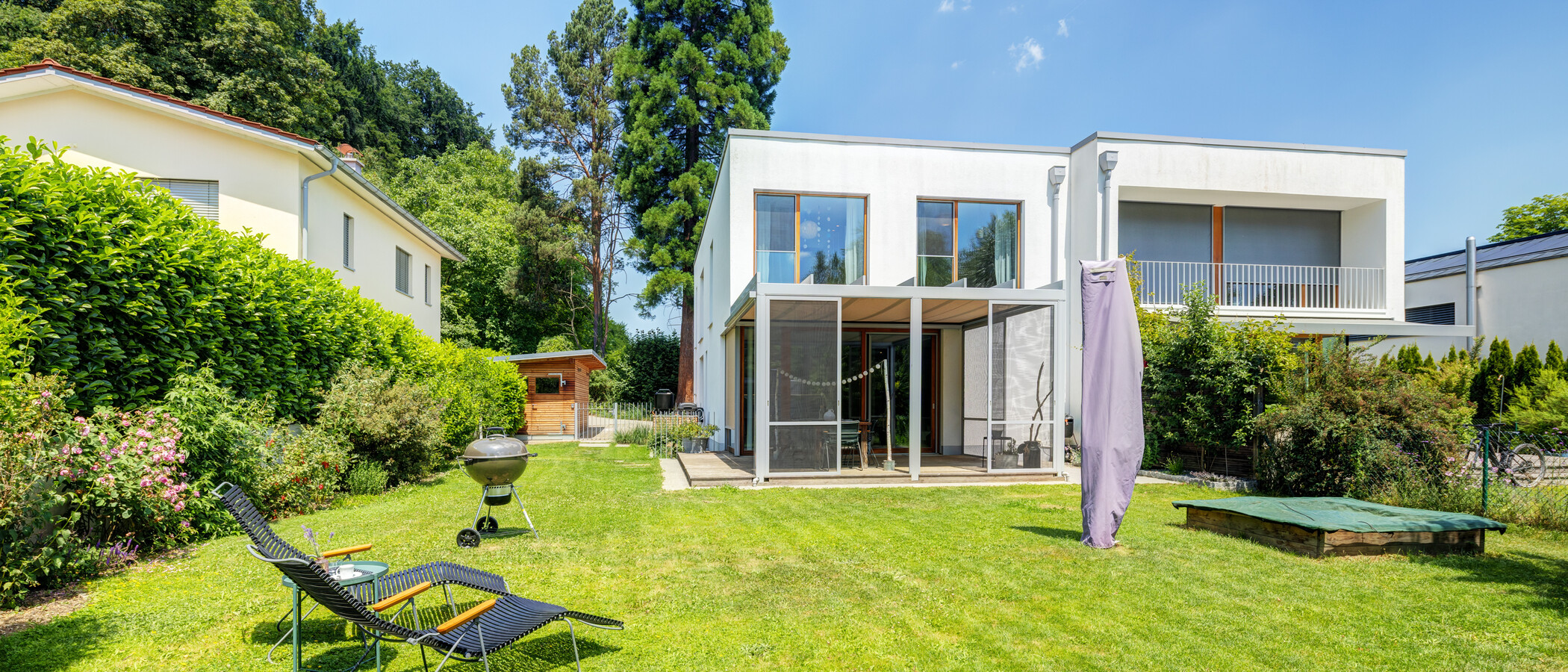 semi-detached house Inning am Ammersee 01 garden 14905