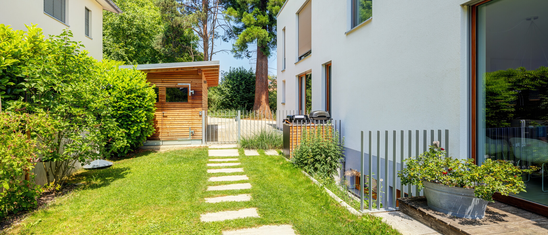 semi-detached house Inning am Ammersee 04 garden 14905