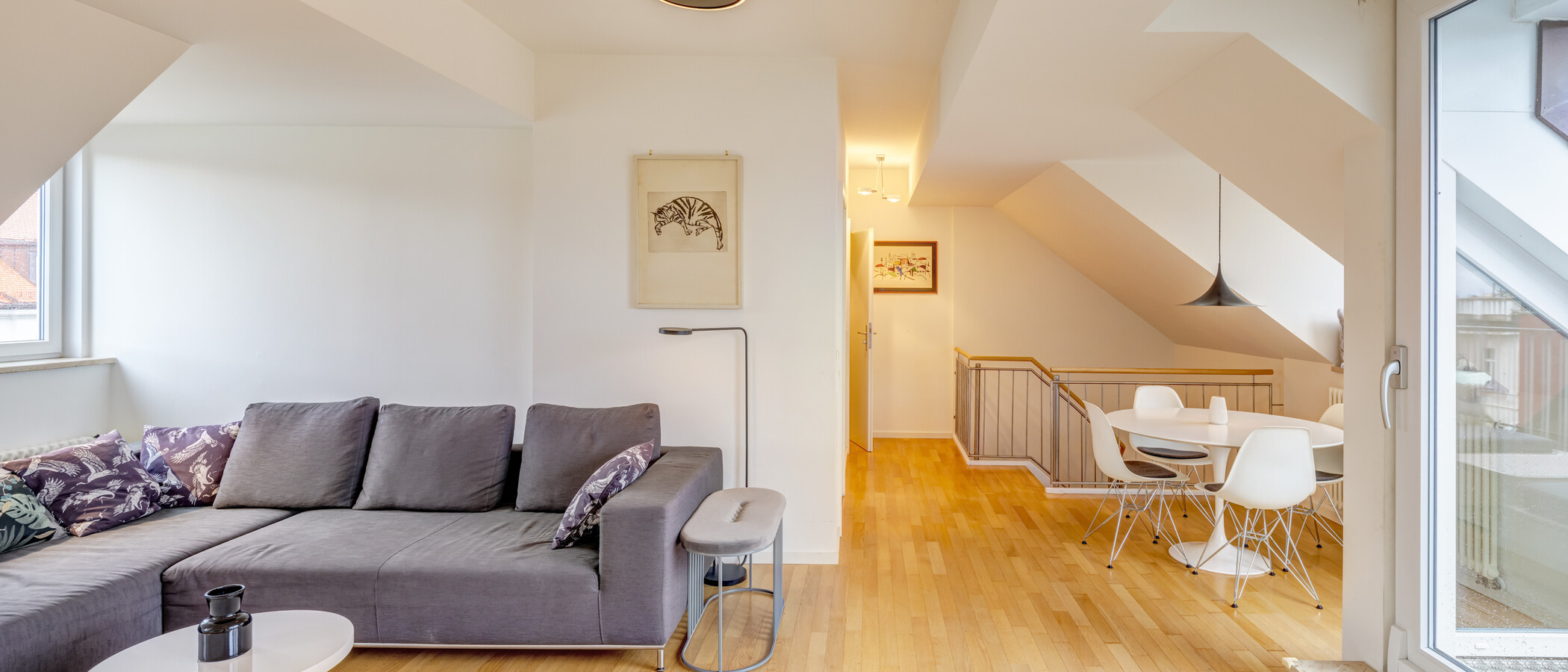 maisonette München Schwabing 01 living area 14908
