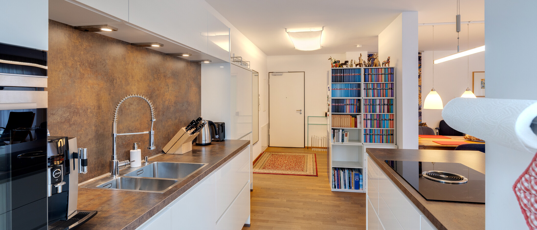 roof terrace apartment München Menterschwaige 04 kitchen 14914