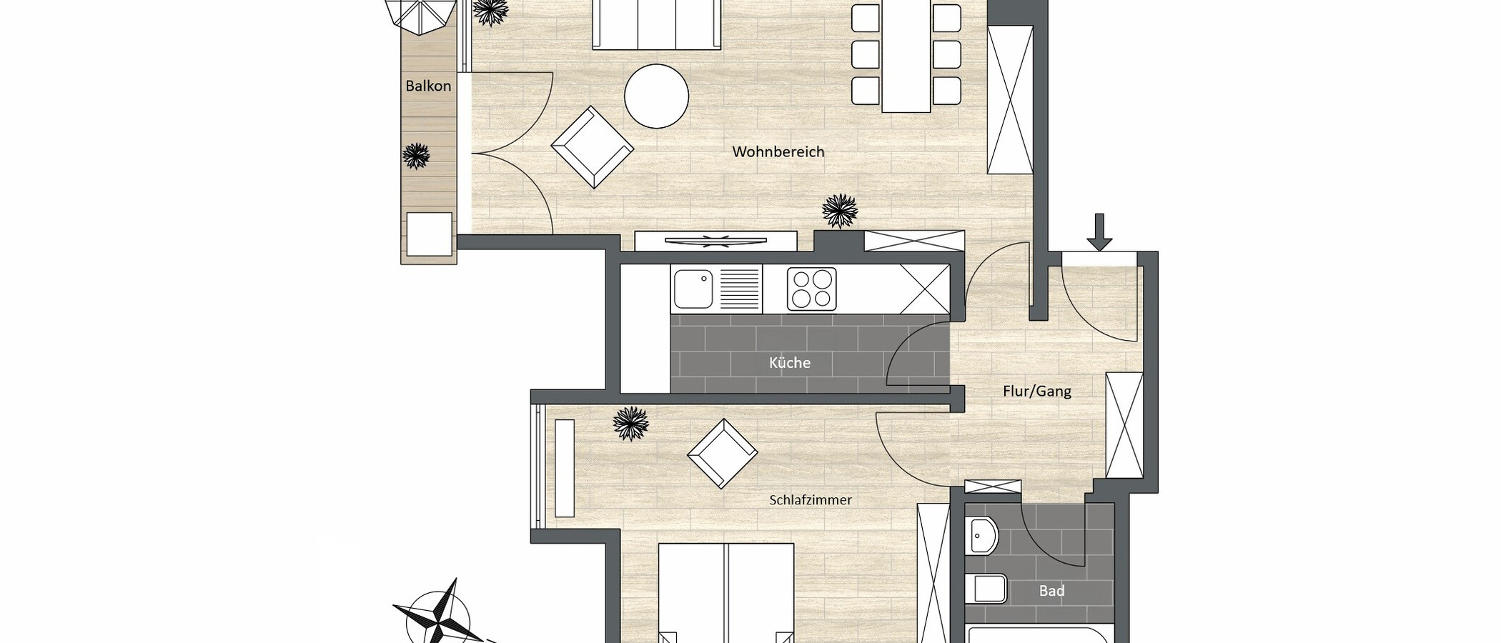 attic apartment München Solln 01 floor plan 14919