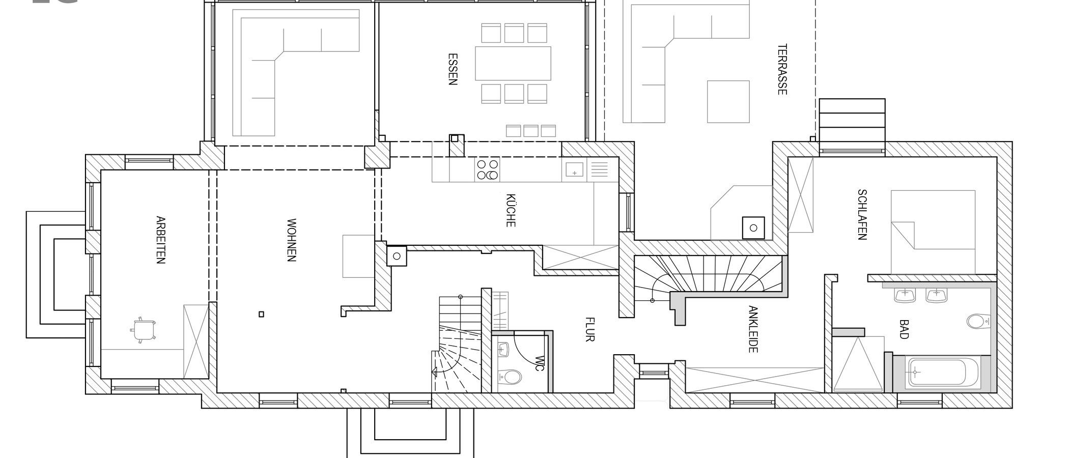 villa Oberhaching 01 floor plan 14925