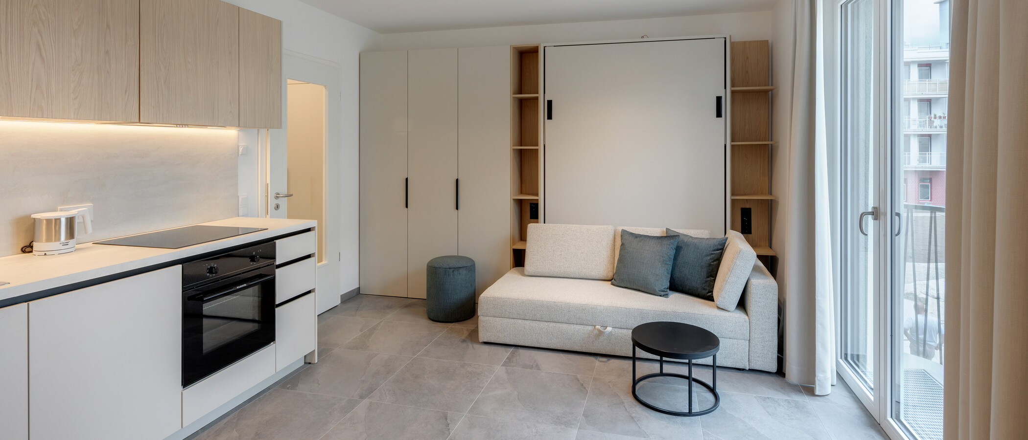 apartment München Berg am Laim 01 living area 14931