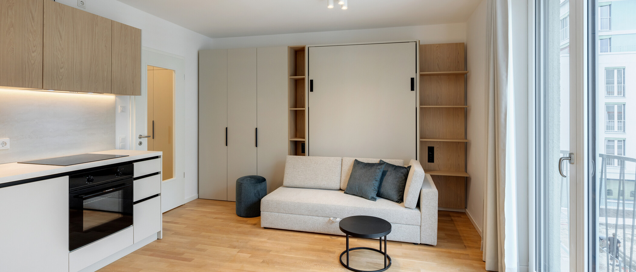 apartment München Berg am Laim 01 living area 14936