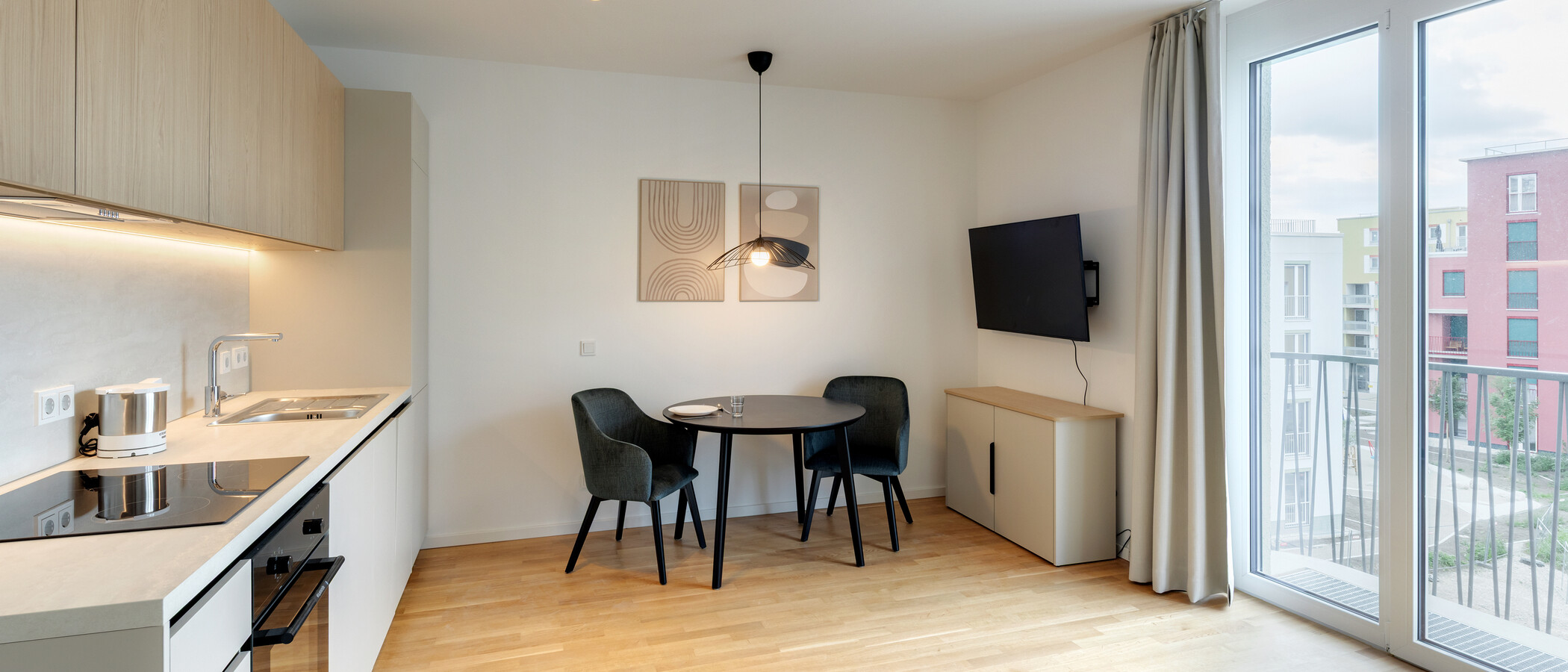 apartment München Berg am Laim 03 living area 14938