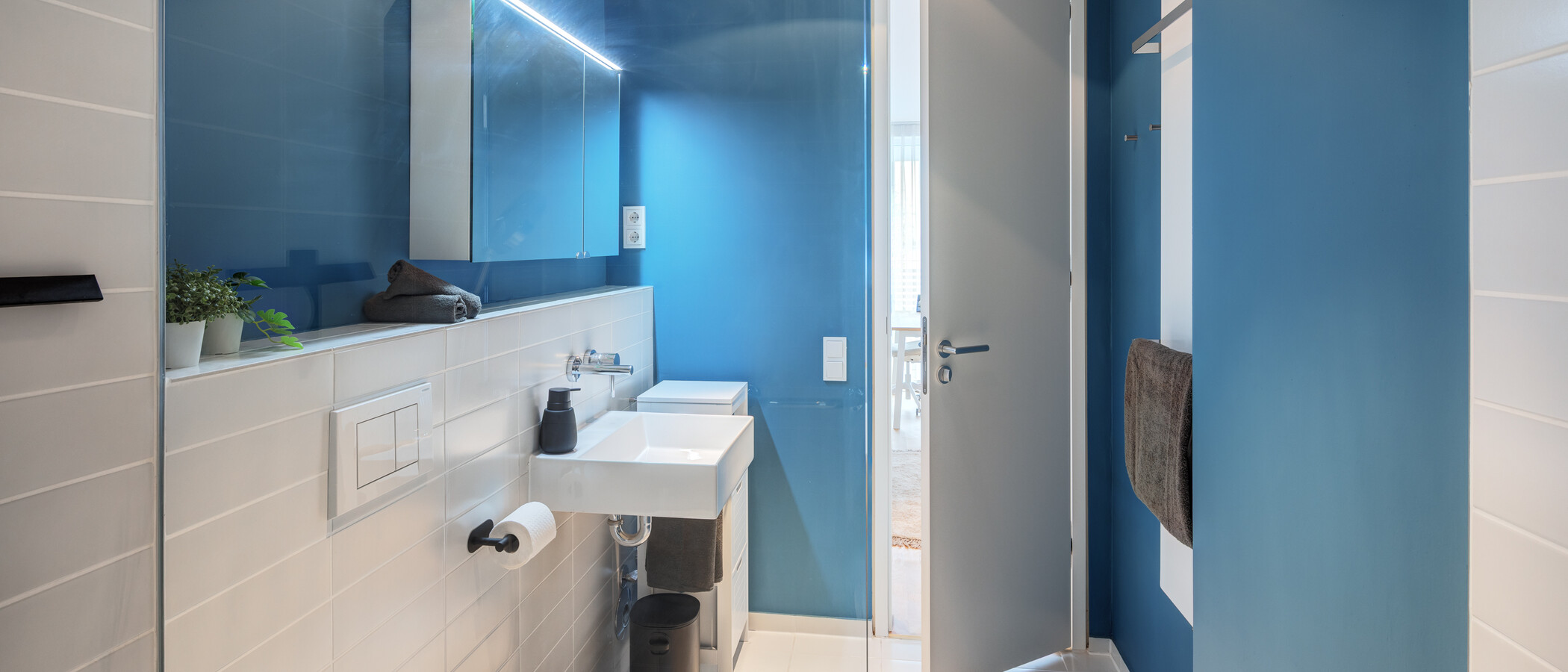 roof terrace apartment München Ludwigsvorstadt 02 2. bathroom 14956
