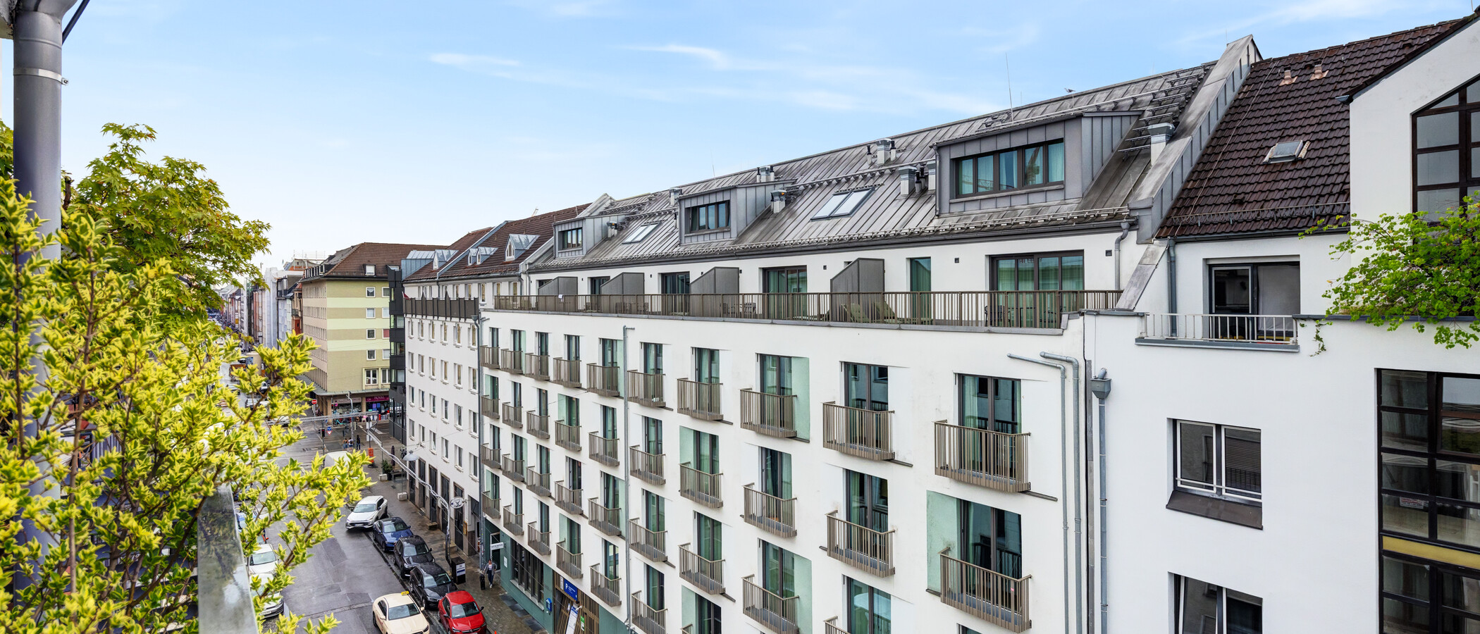roof terrace apartment München Ludwigsvorstadt 03 view 14956