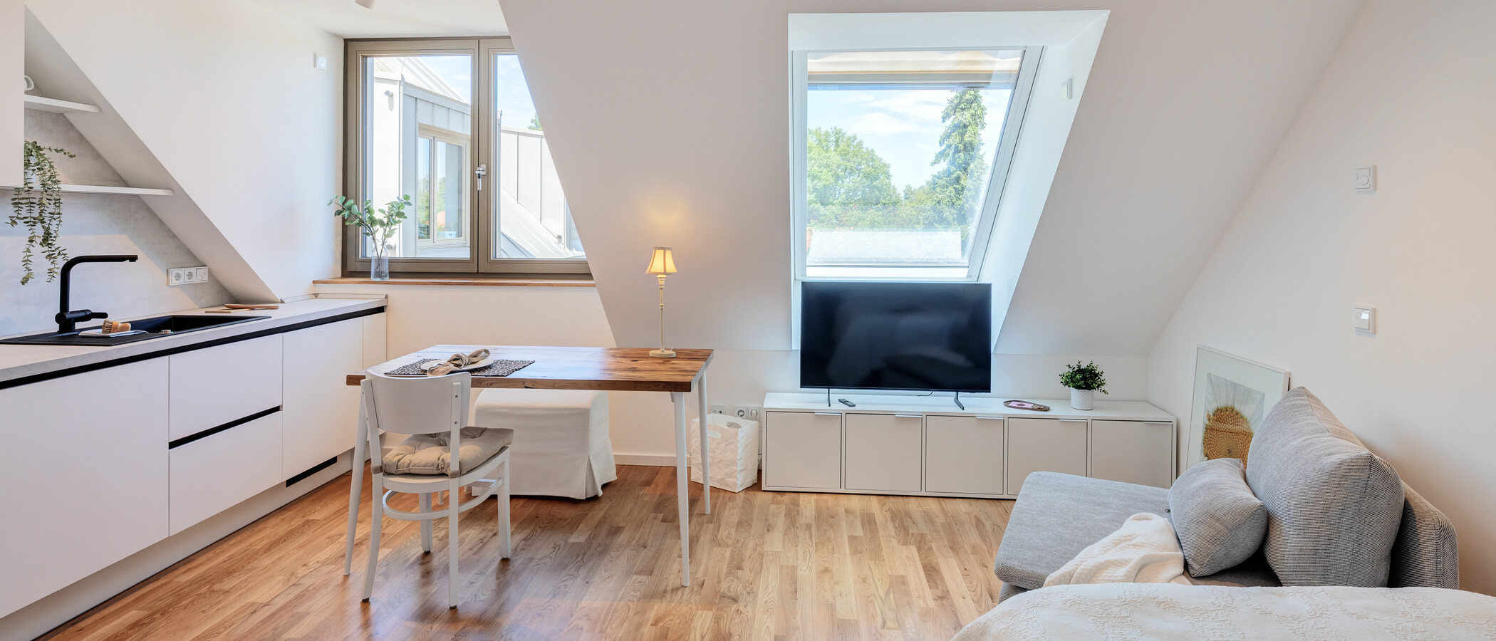 attic apartment München Riem 03 living area 14957