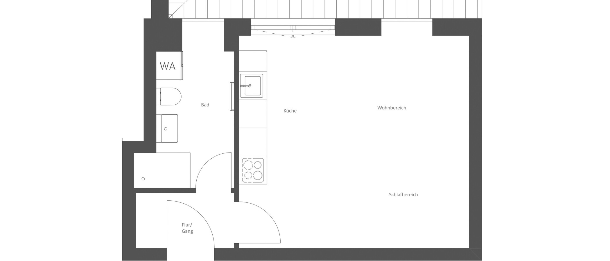 attic apartment München Riem 01 floor plan 14957