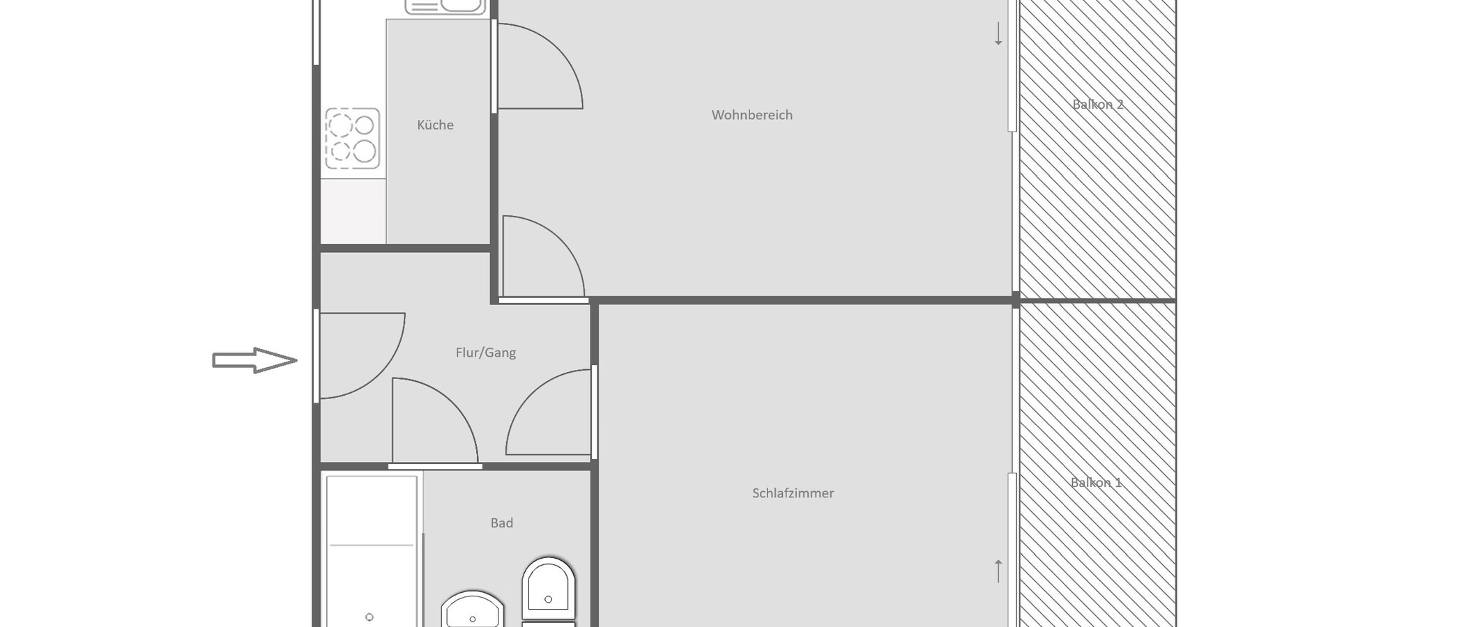 apartment München Arabellapark 01 floor plan 14958