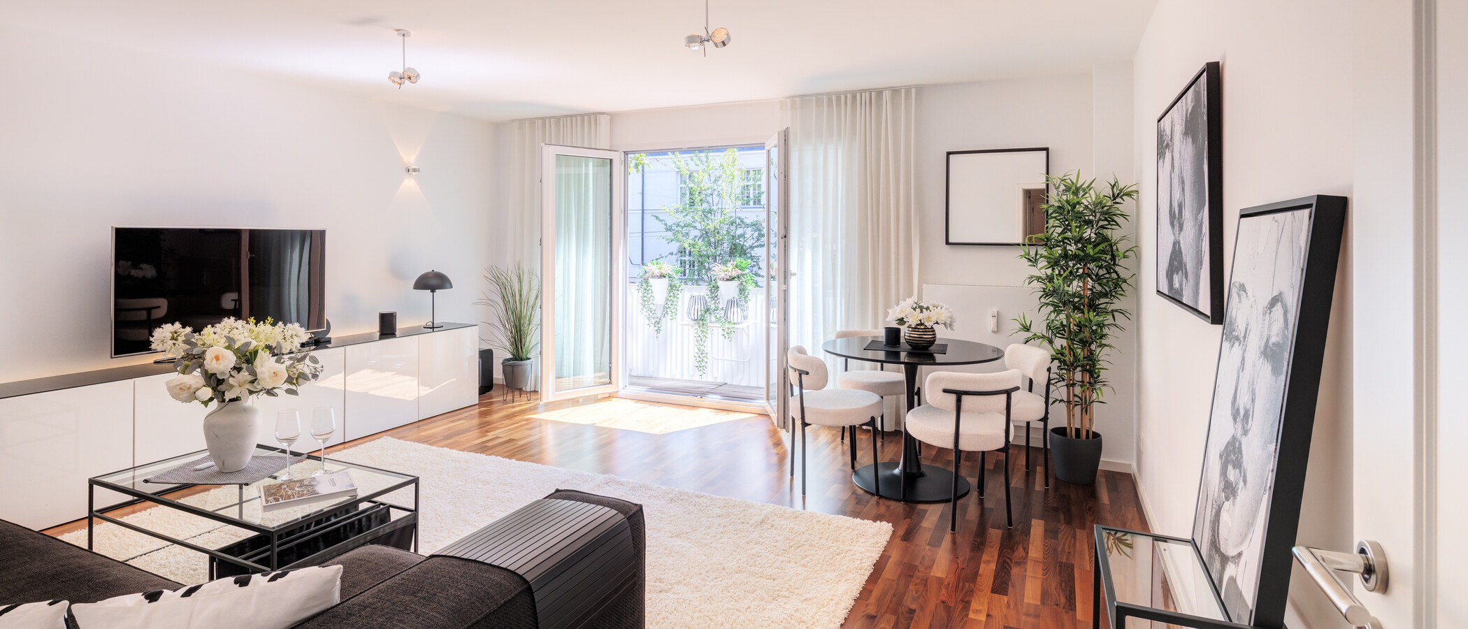 apartment München Schwabing-West (rund um den Hohenzollernplatz) 01 living room 14976