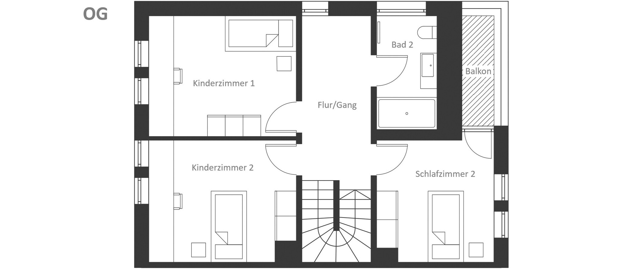 semi-detached house Herrsching am Ammersee 02 floor plan 14978