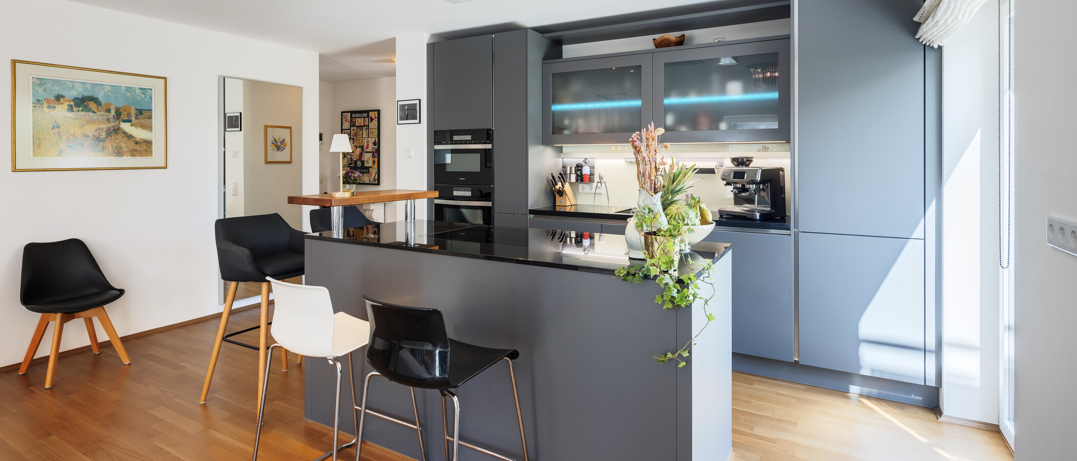 apartment with garden 	 München Trudering 01 kitchen 15002