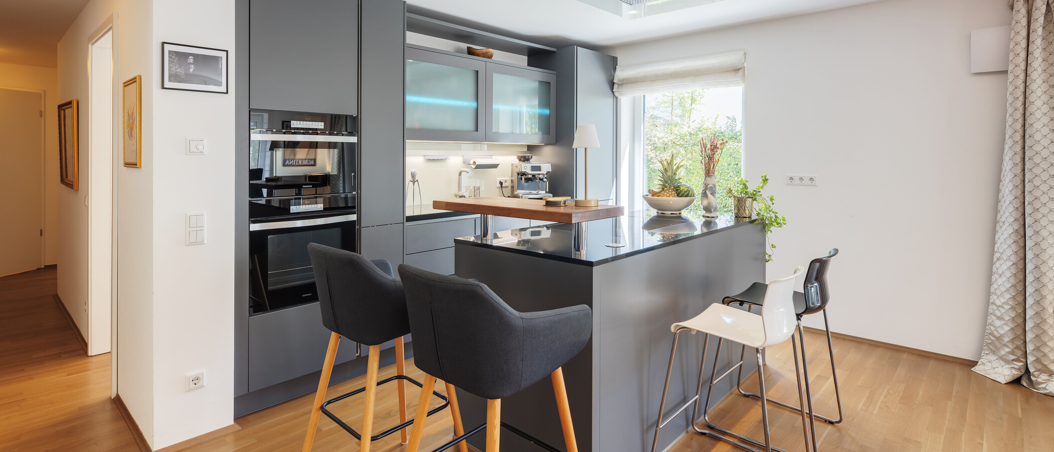 apartment with garden 	 München Trudering 02 kitchen 15002