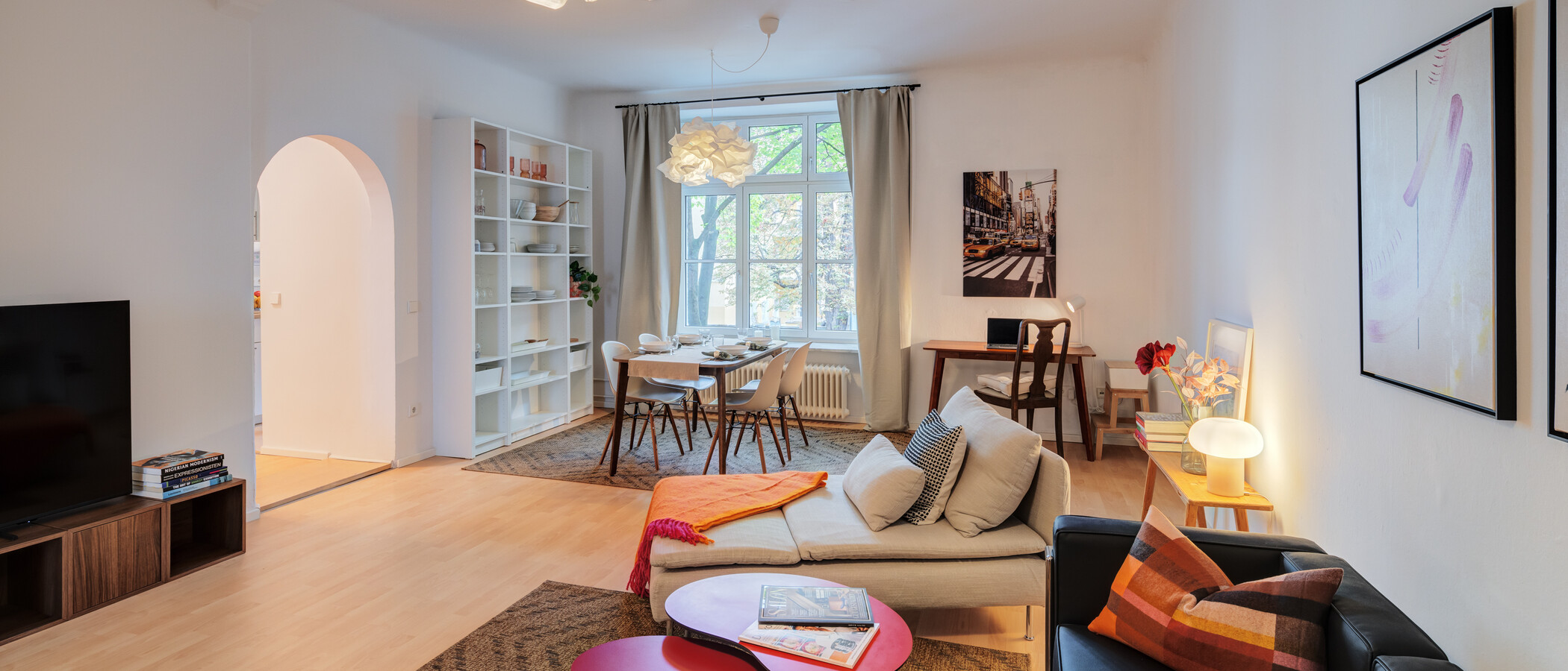apartment München Maxvorstadt 01 living area 15003