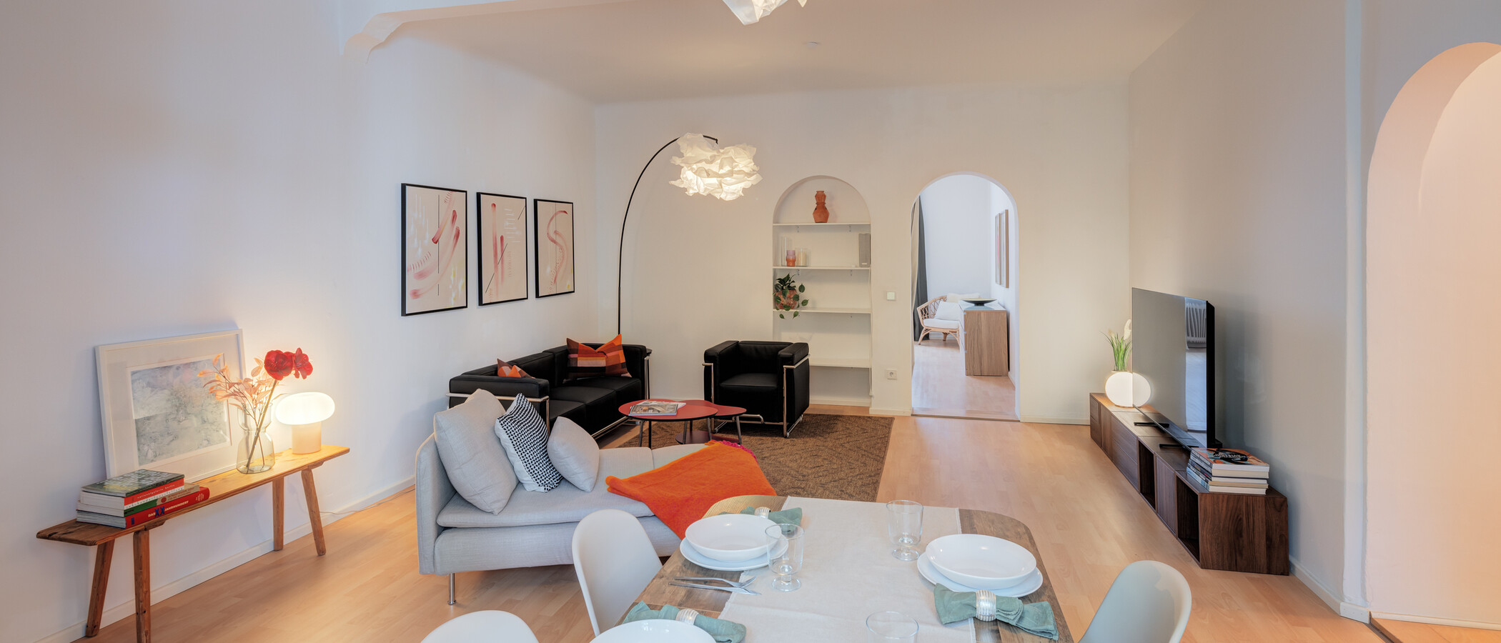 apartment München Maxvorstadt 03 living area 15003