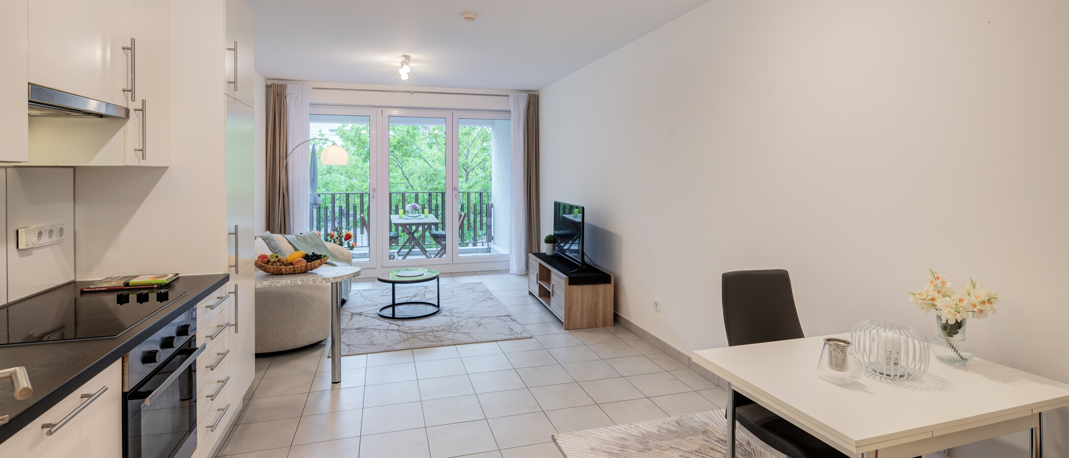 apartment München Neuhausen 02 living area 15009