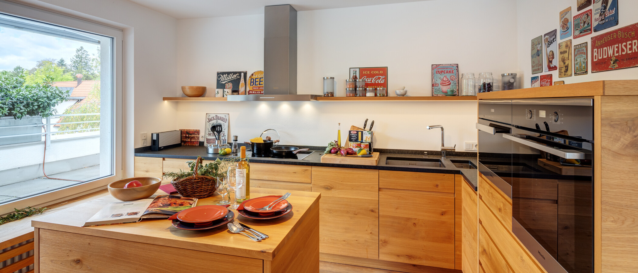 roof terrace apartment München Solln 01 kitchen 15010